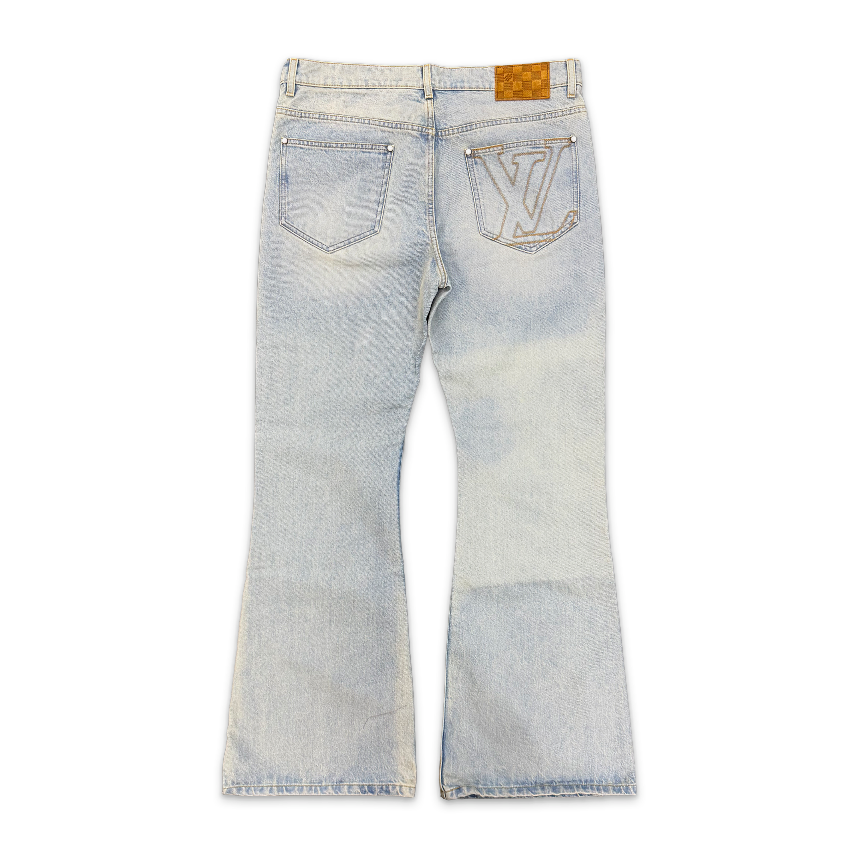 Louis Vuitton, LV Flared Denim Jeans "Light Indigo"
