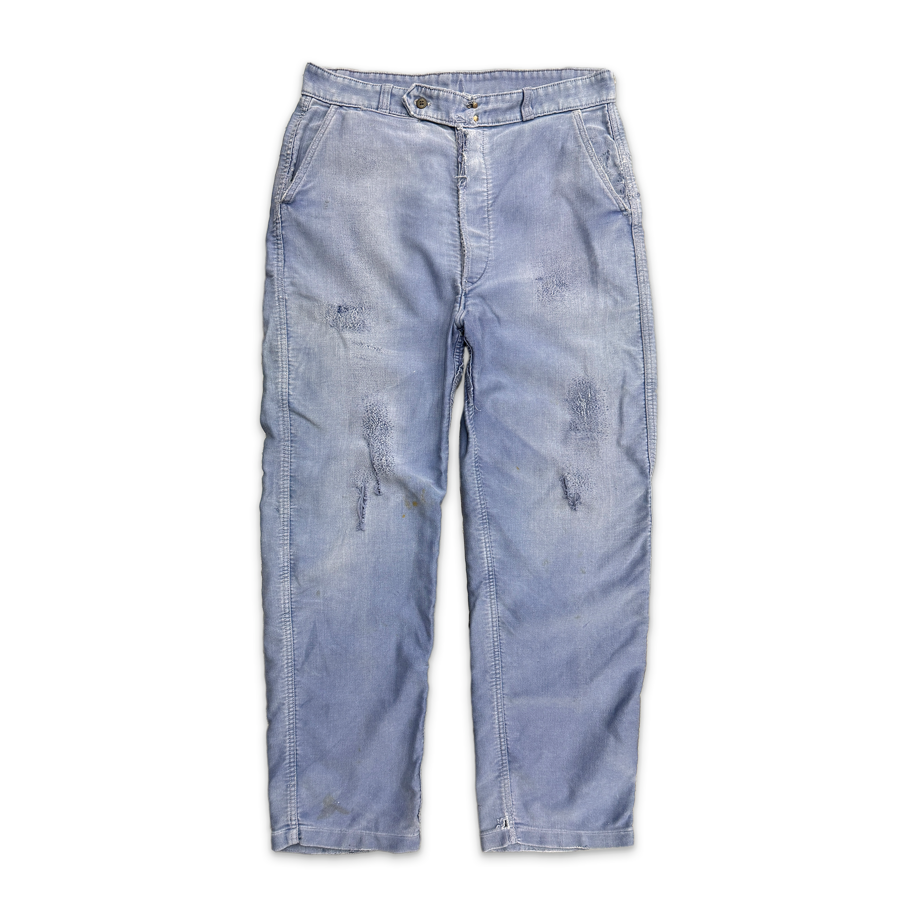 1960's French Workwear Pants "Blue"