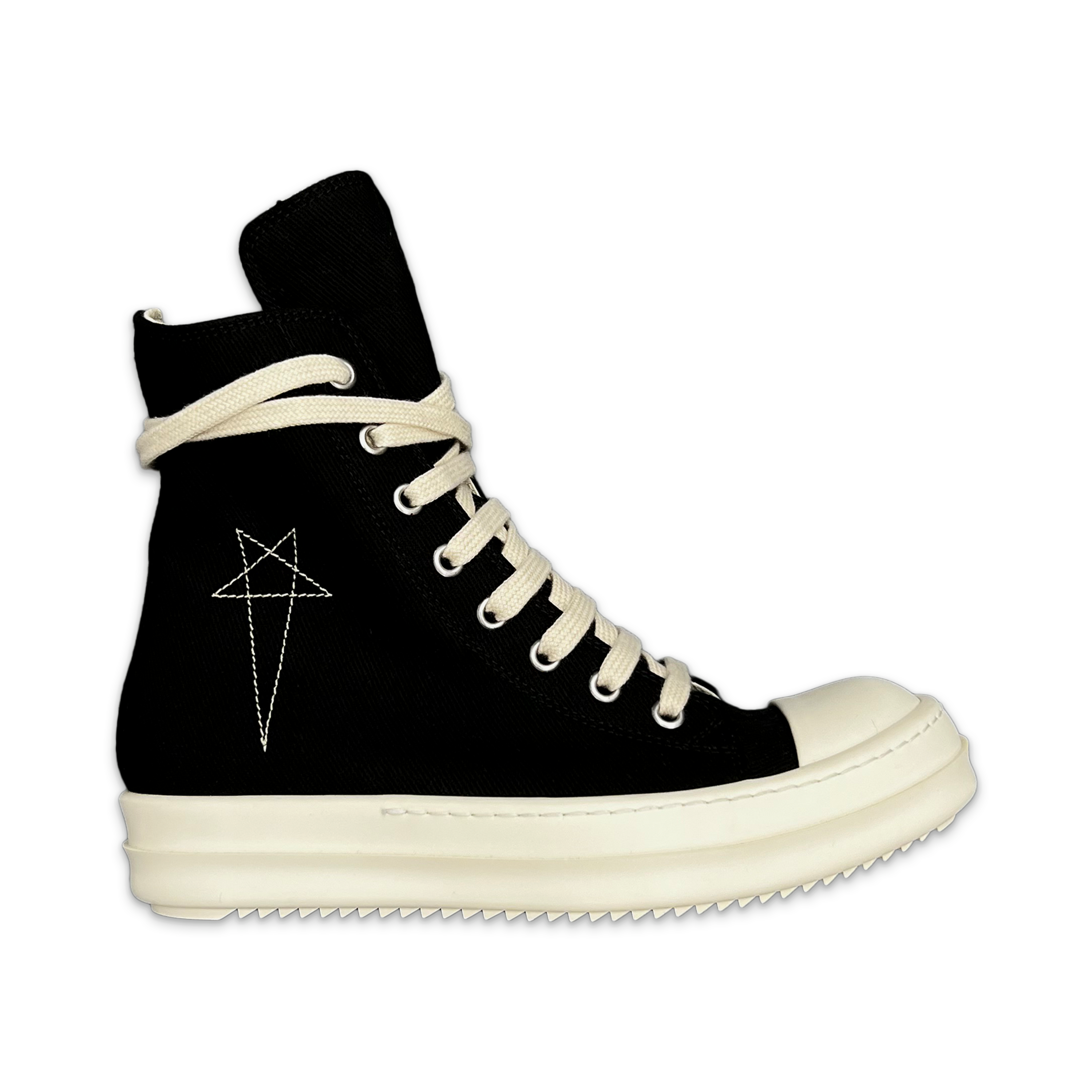 Luxor Ramones High "Pentagram Embroidery Black Pearl" (W)
