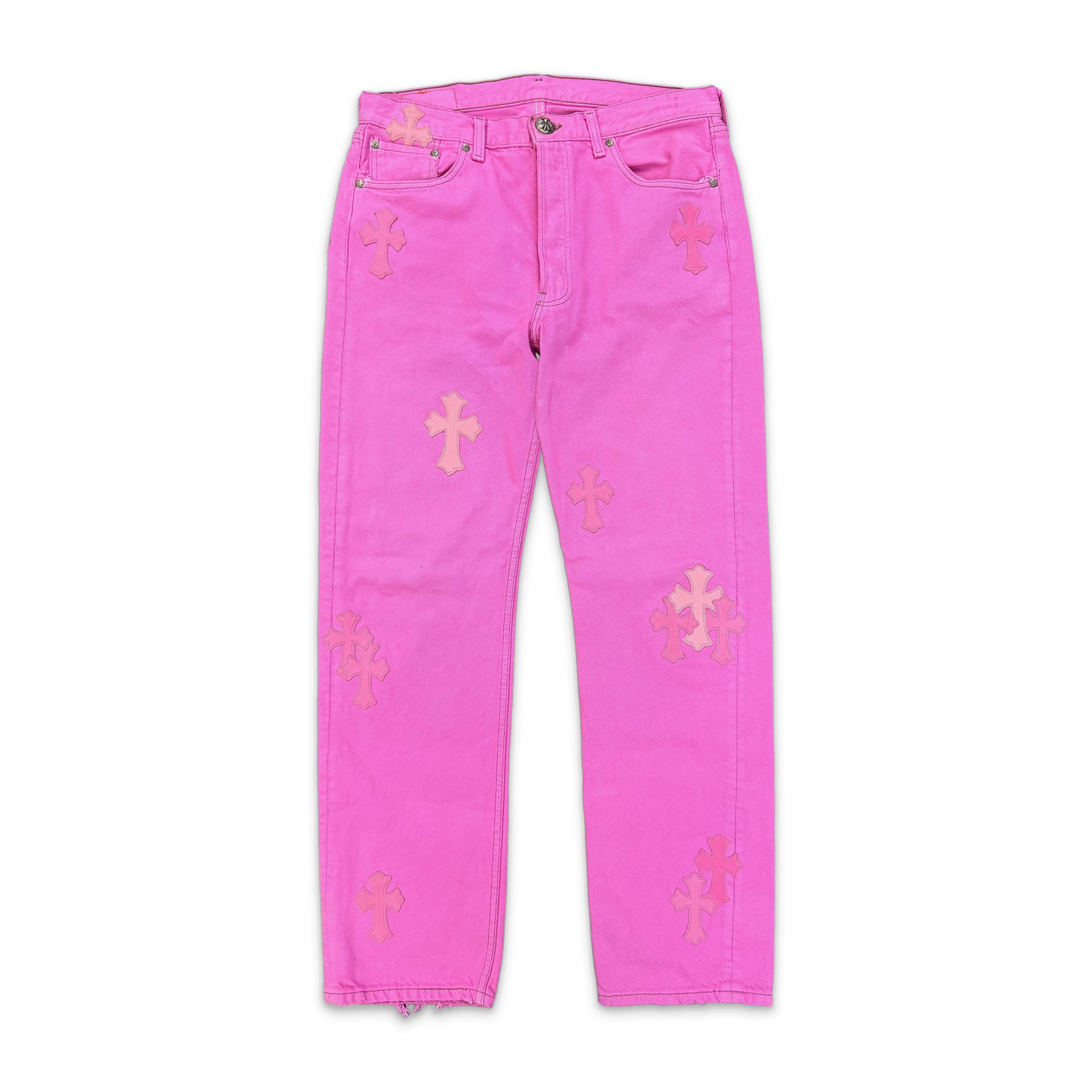 Levi's Pink Denim Jeans “Pink Crosses”