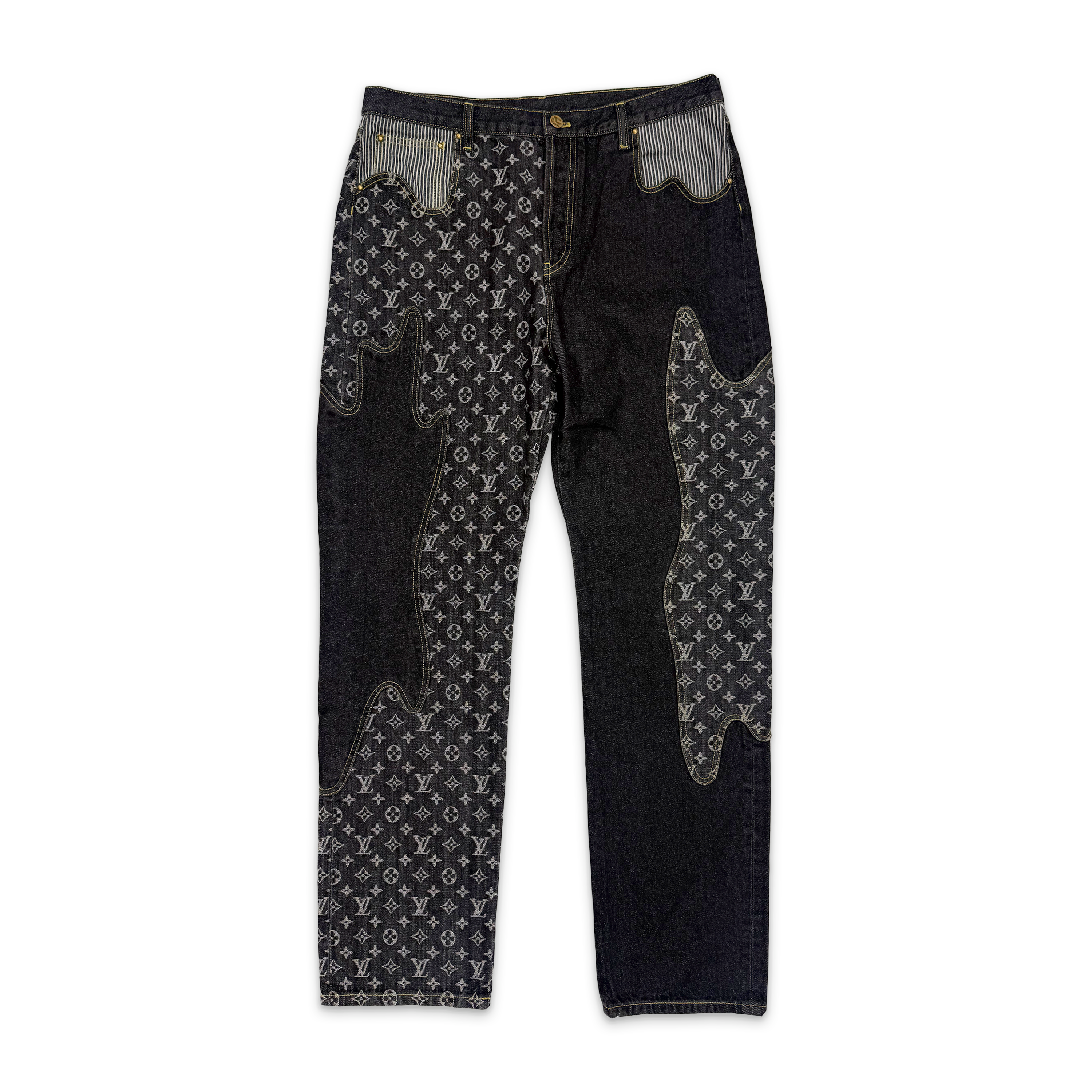x Nigo Monogram Crazy Jeans "Vintage Black"