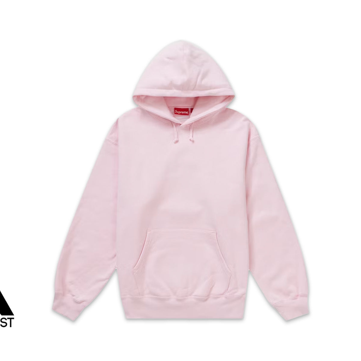 Supreme Satin Appliqué Hooded Sweatshirt “Light Pink” | Request