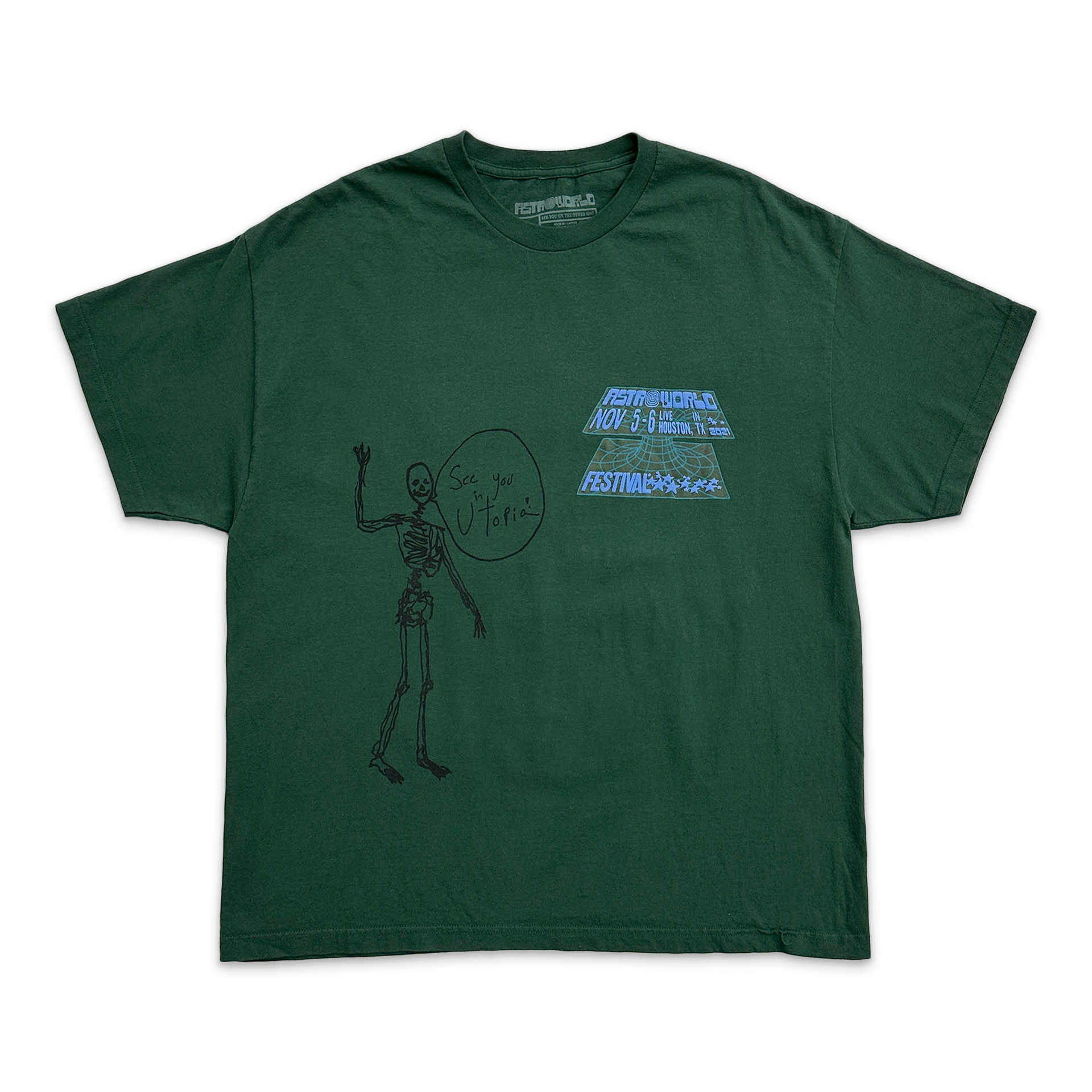 ASTROWORLD Tシャツ Lサイズ Travis Scott Astroworld Tour Tee Black Men's - SS19 - US