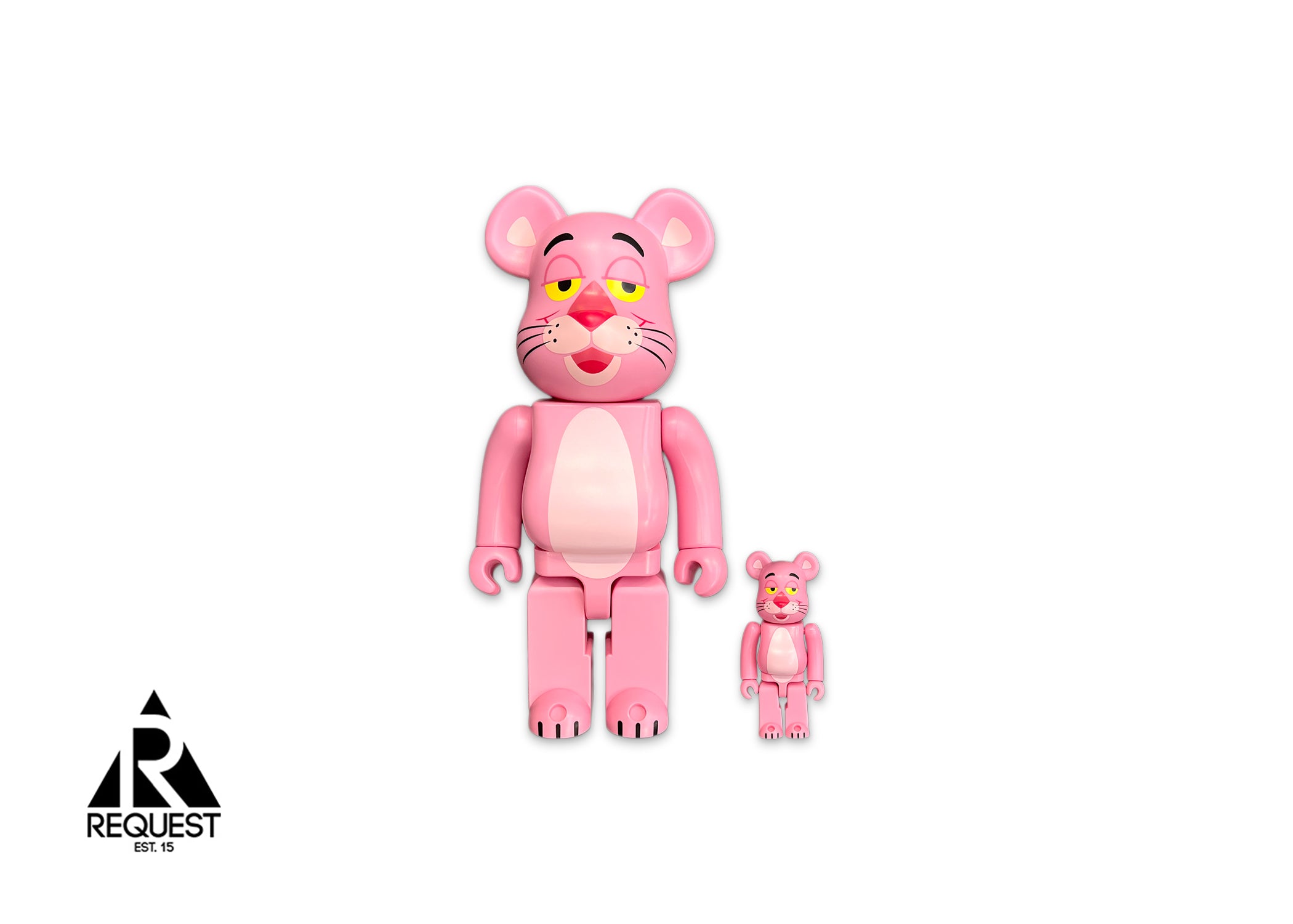 Bearbrick 400% & 100% "Pink Panther"