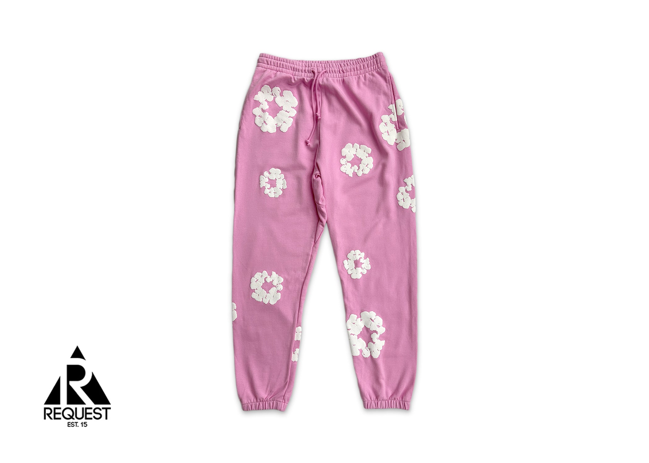 Cotton Wreath Sweatpants "Pink"