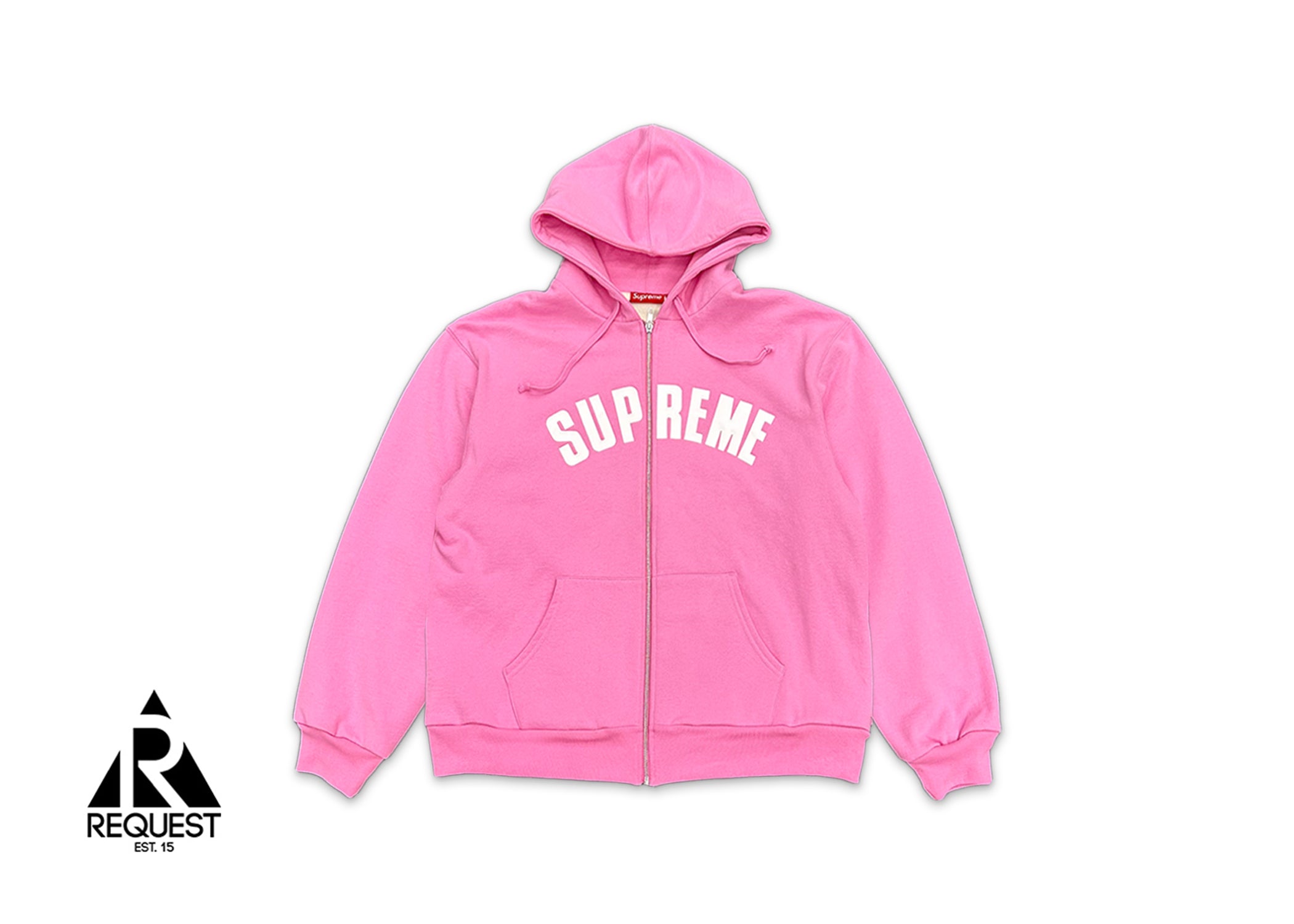 Arc Thermal Zip Up Hooded Sweatshirt "Pink"