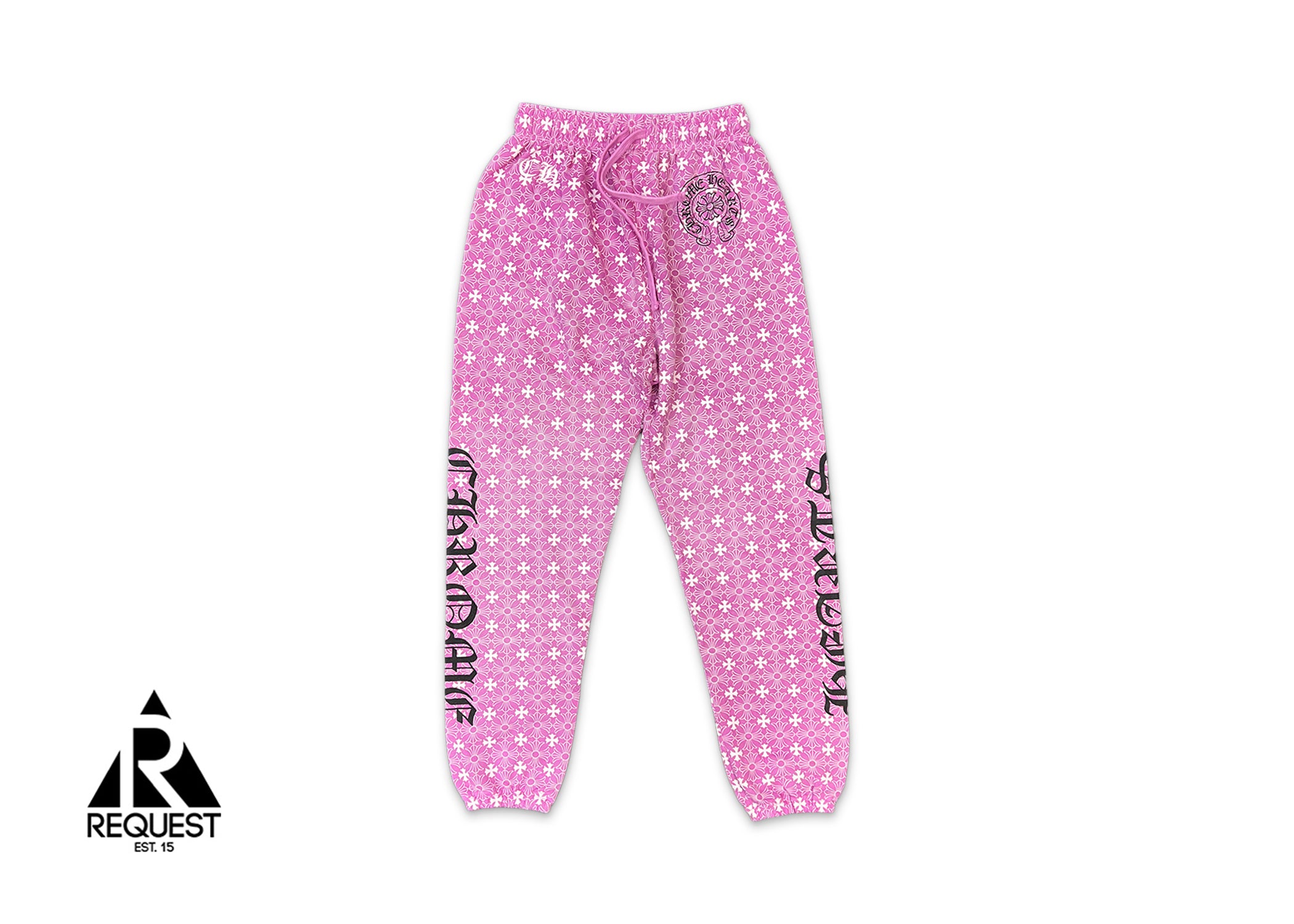 Chrome Hearts Plus Cross Horseshoe Sweatpants "Pink"