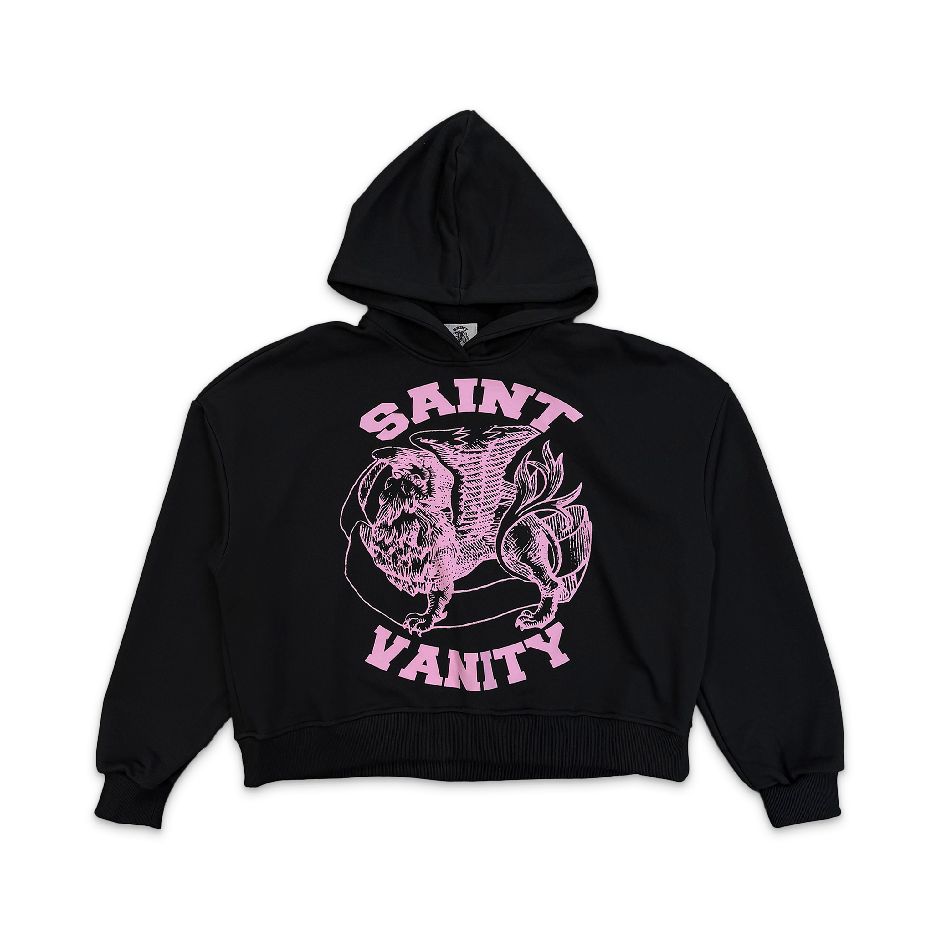 Griffin Hoodie "Black & Pink”