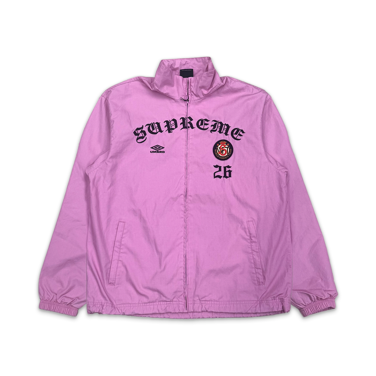 x Umbro Cotton Ripstop Track Jacket FW26 "Pink"