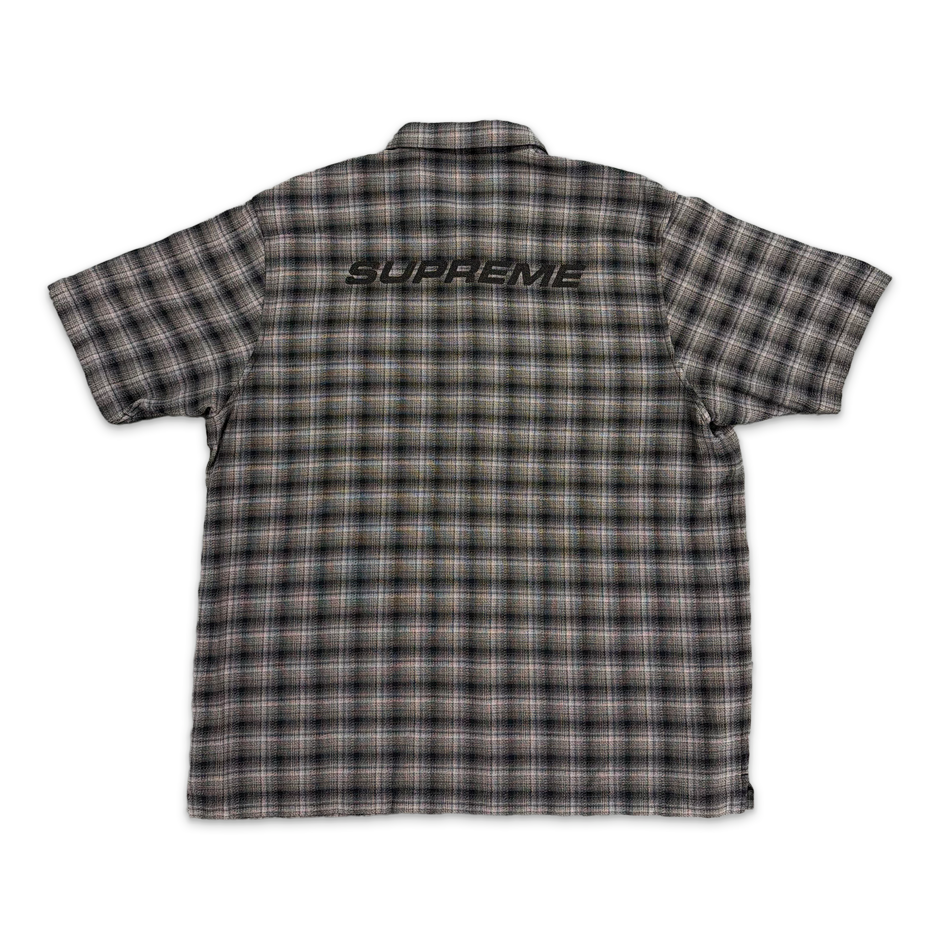 Plaid S/S Shirt "Grey"