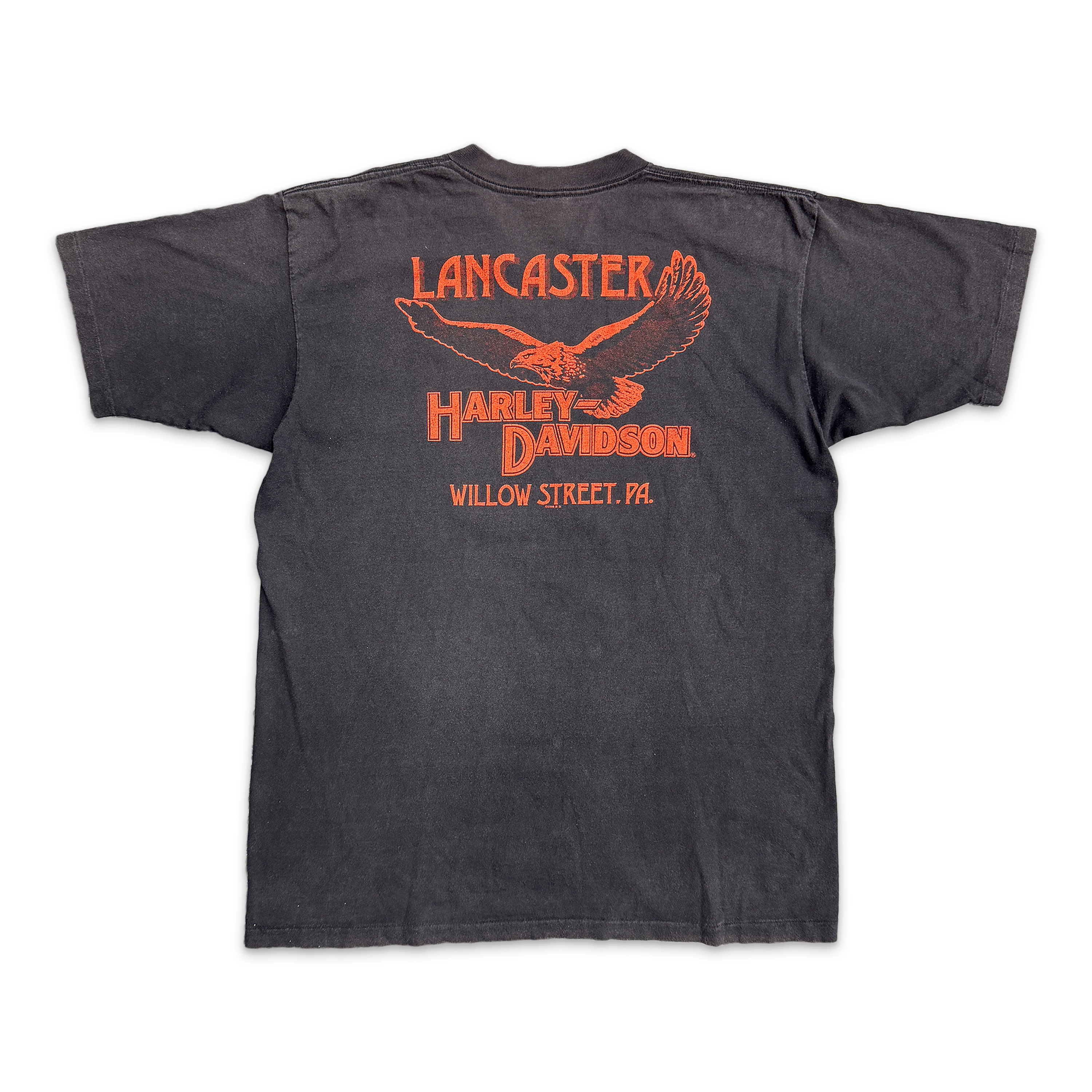 Harley Davidson Spark Plug Tee "Faded Black"