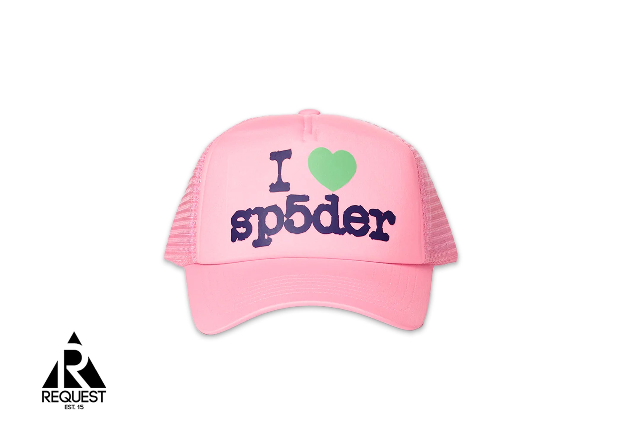 Sp5der Souvenir Trucker Hat "Pink"