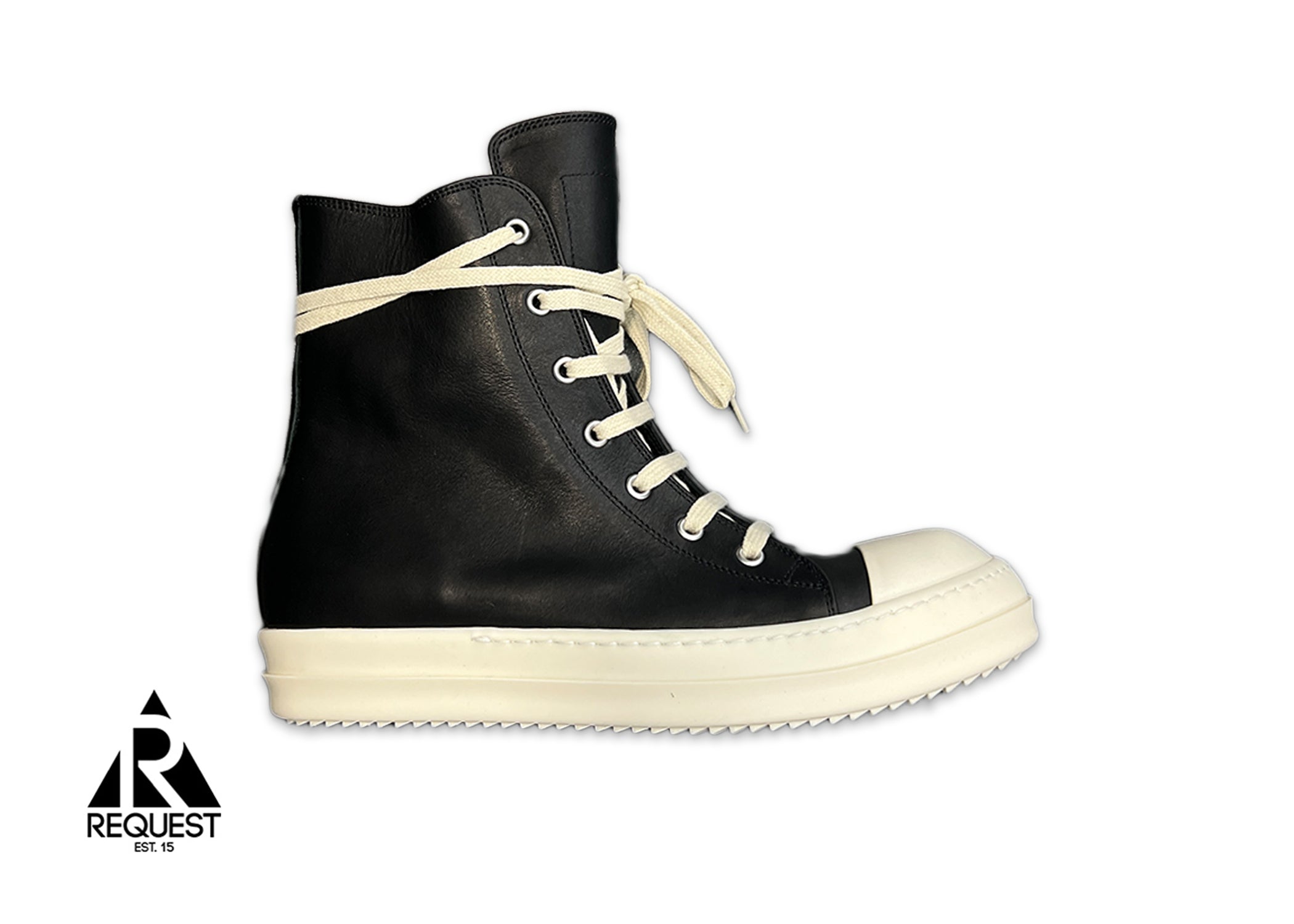 Porterville Ramones Leather Lace High  "Black Milk"