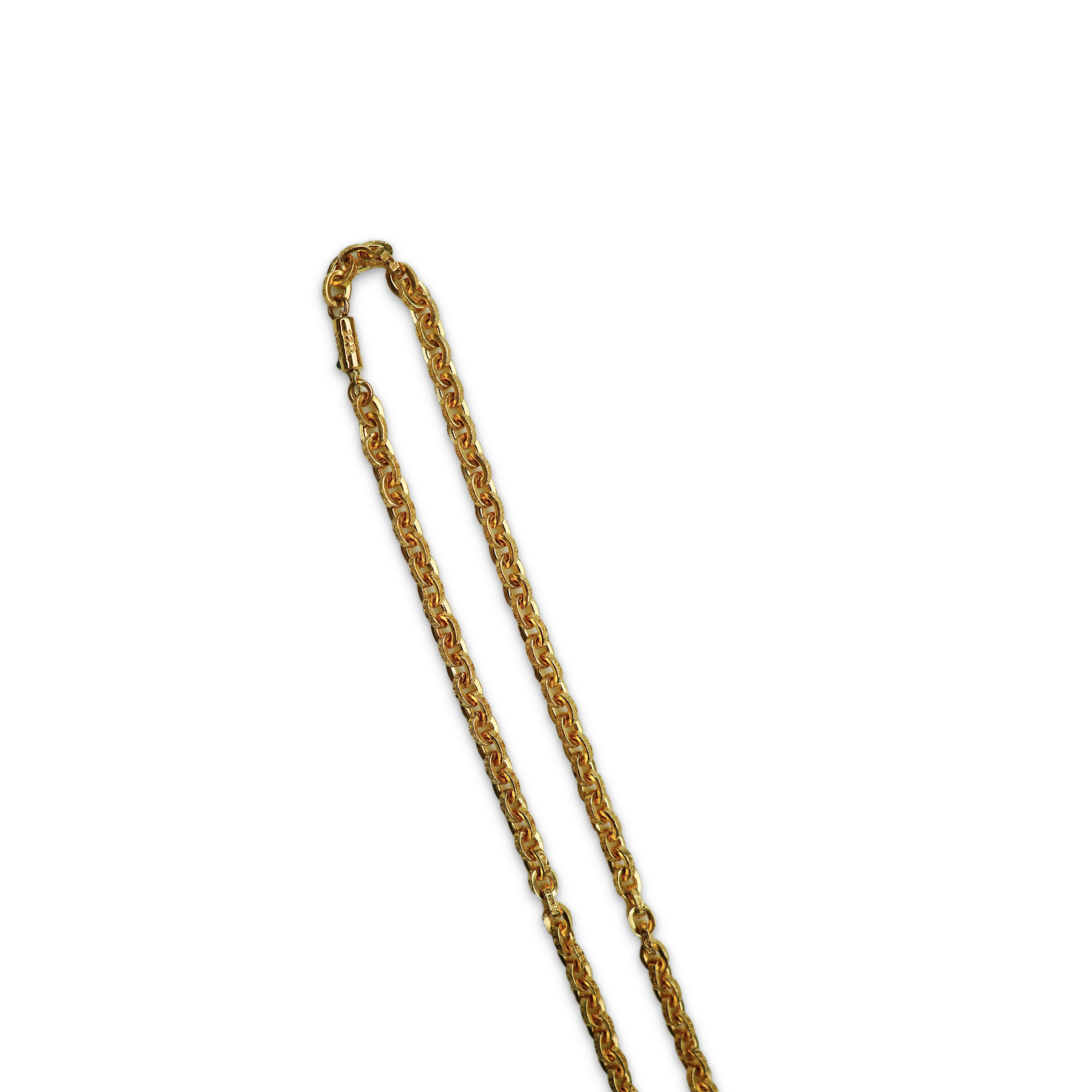 Chrome Hearts, 22k Yellow Gold Paper Chain Necklace