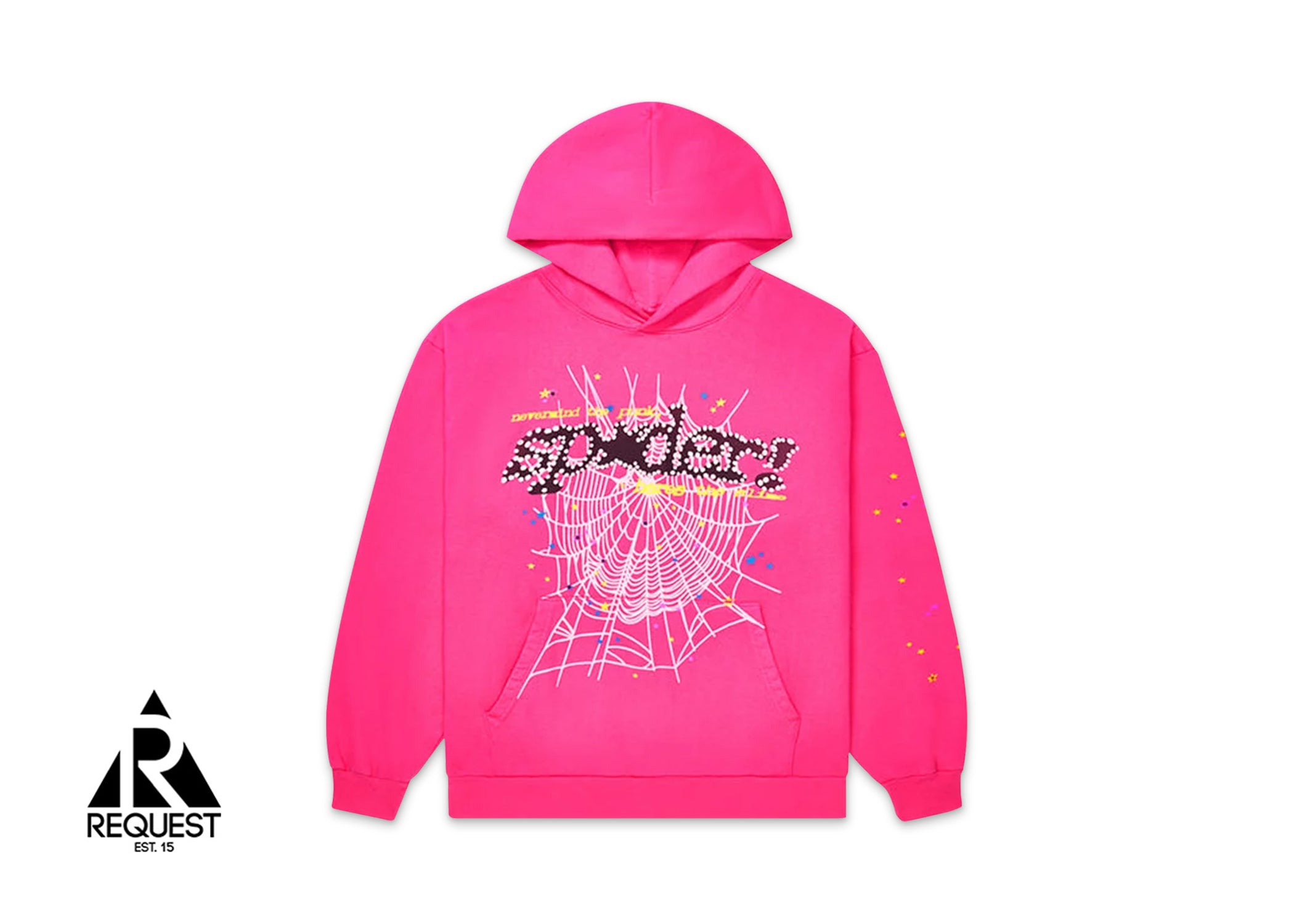 Sp5der P*nk V2 Hoodie "Pink"