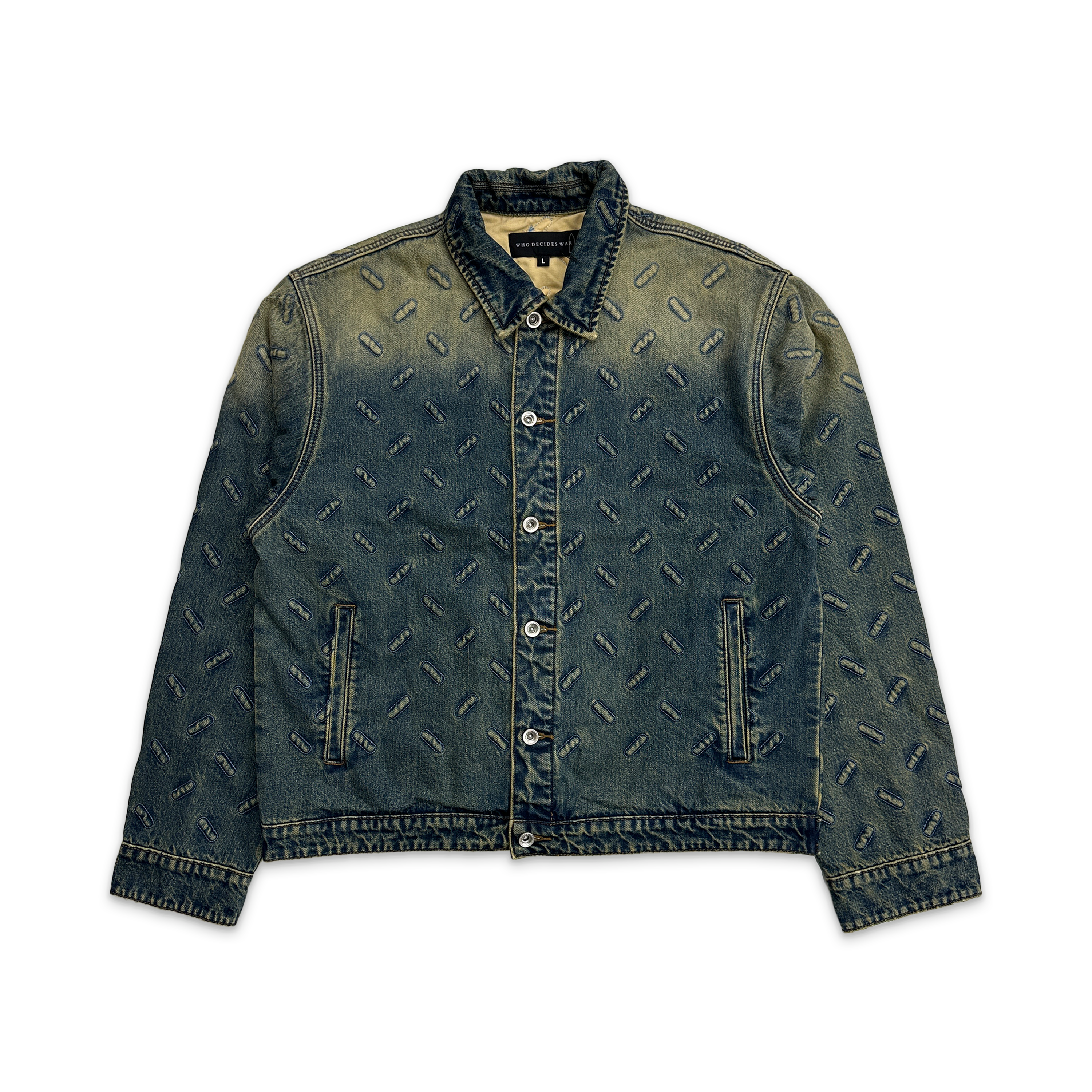 Thread Plate Trucker Jacket "Denim"