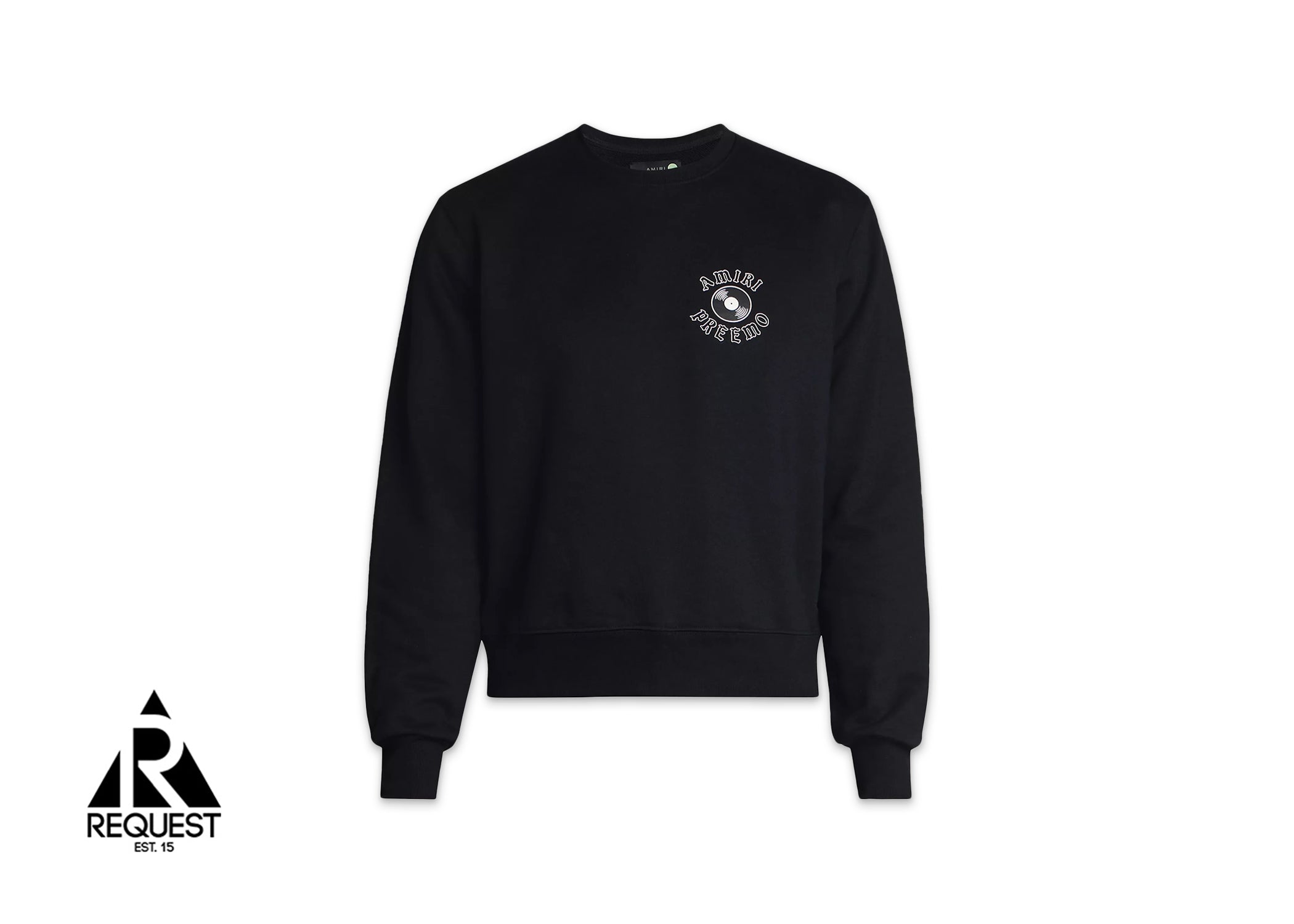 Amiri Preemo Record Crewneck "Black"