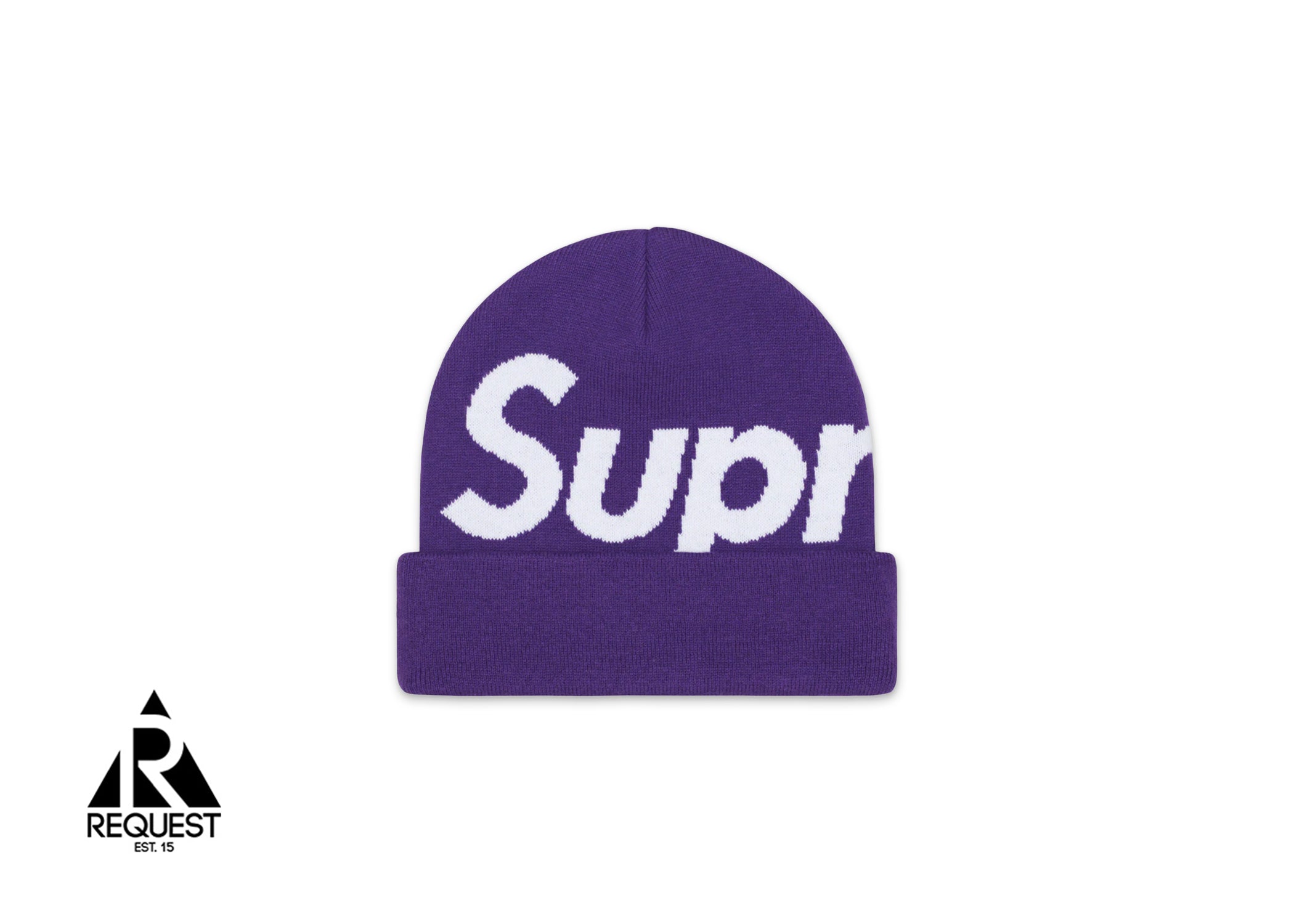 Supreme Big Logo Beanie FW23 "Purple"