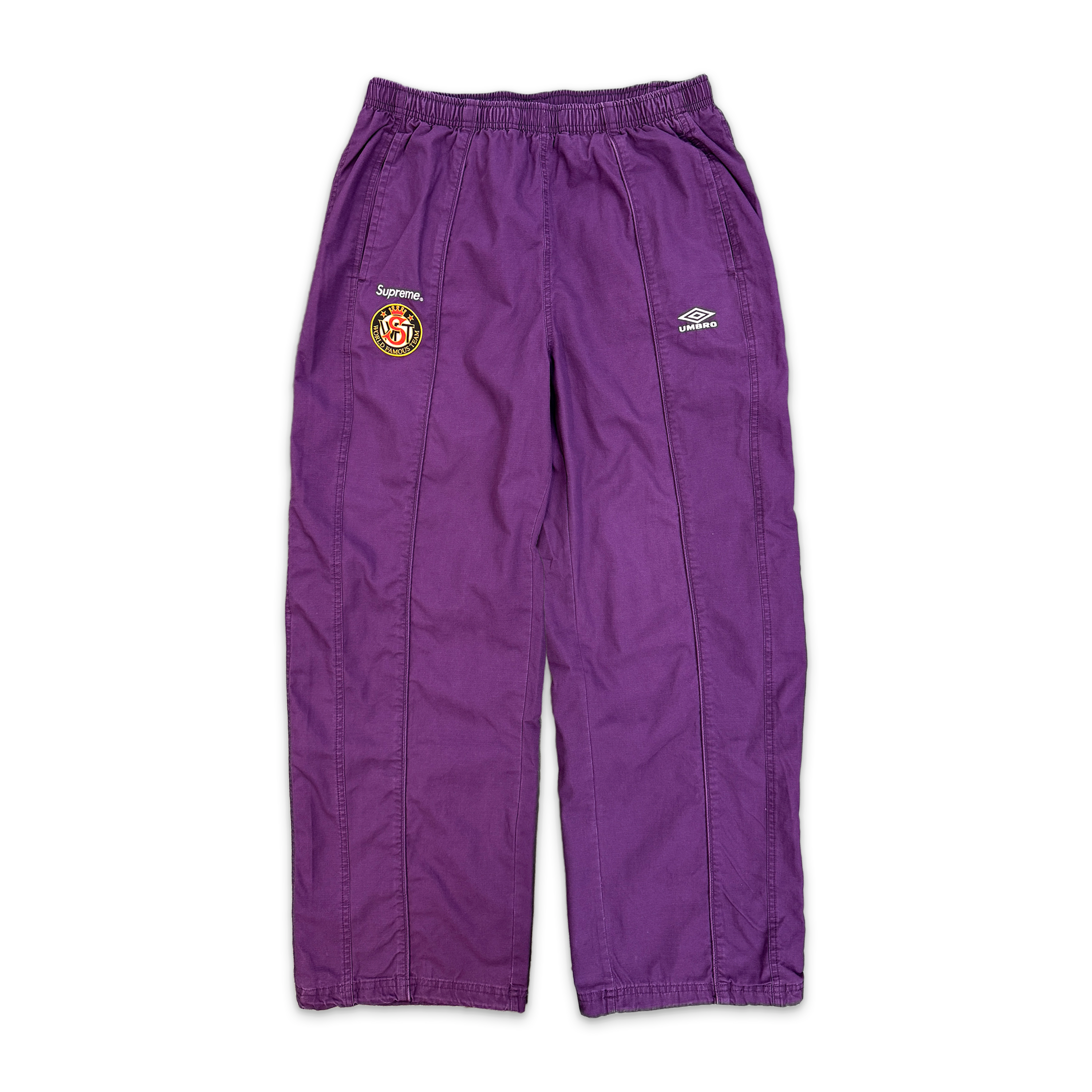 Supreme, x Umbro Cotton Ripstop Track Pants SS26 "Plum"