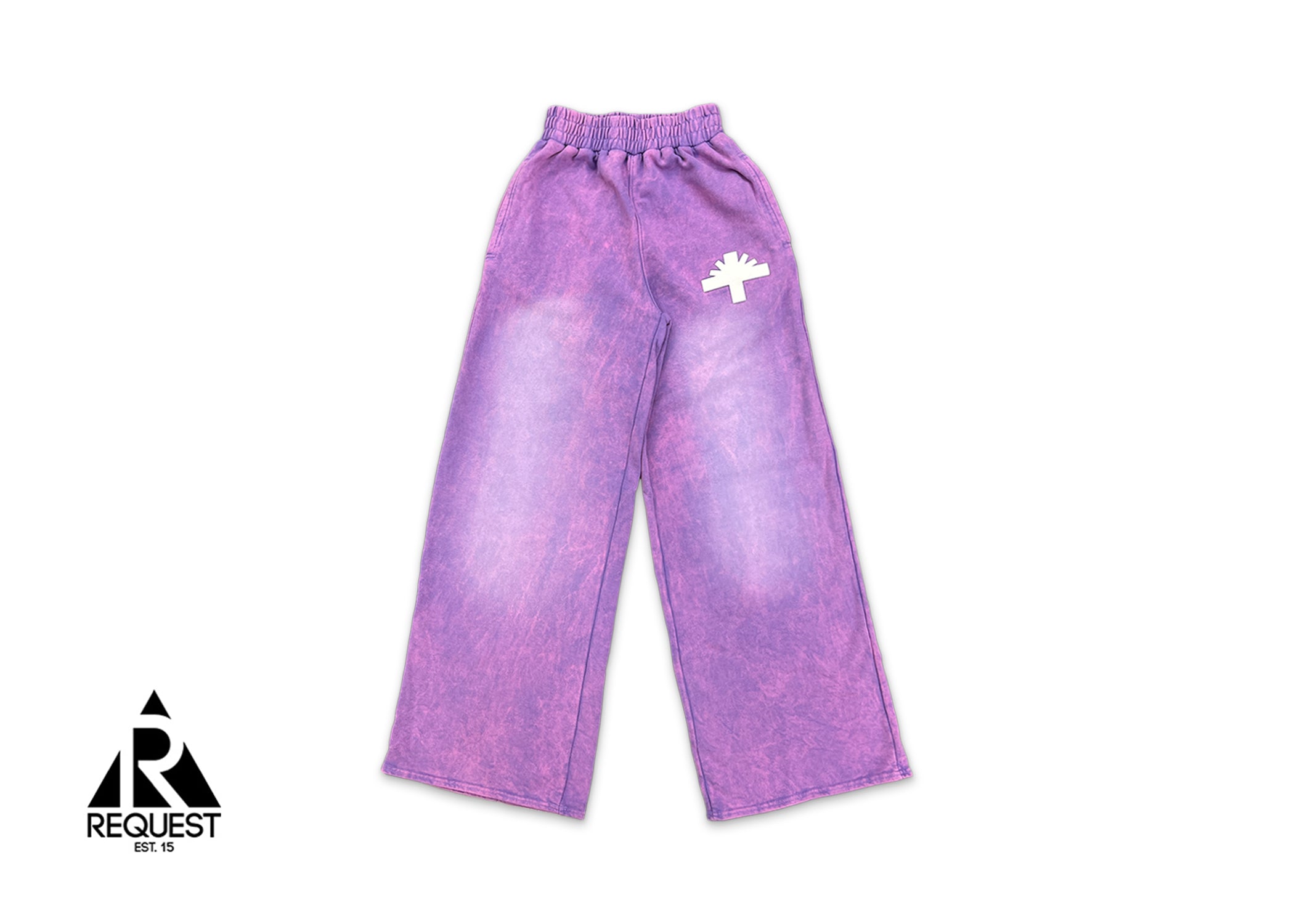 Wide Leg Sweatpants "Washed Purple"