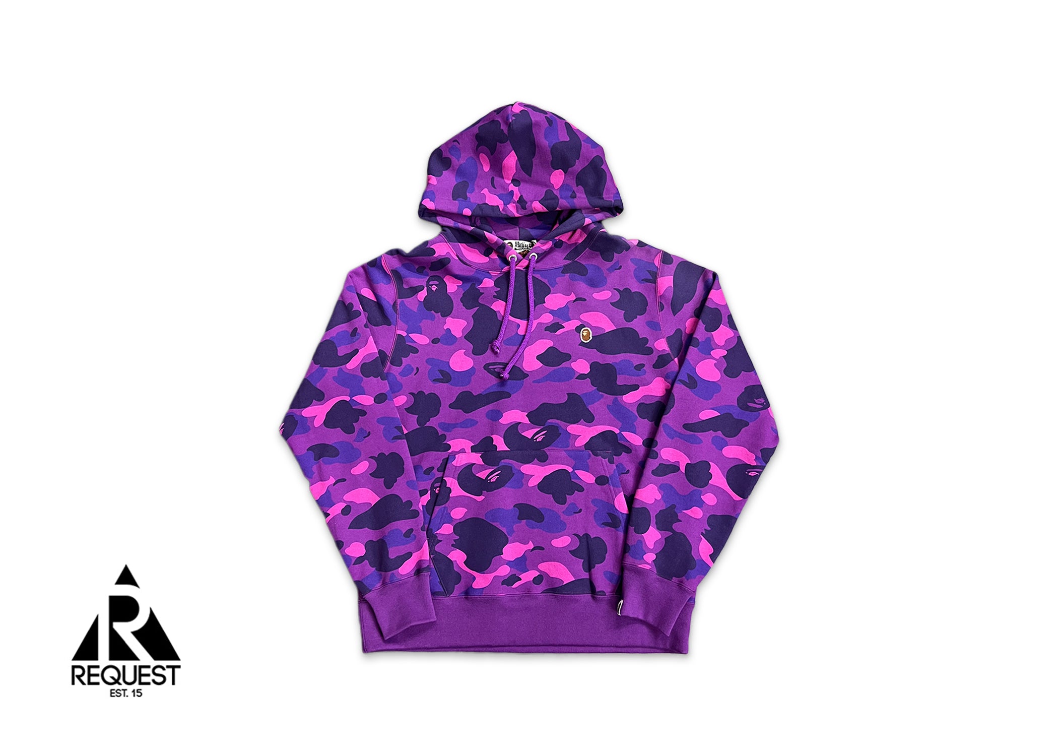 BAPE Color Camo One Point Hoodie "Purple"