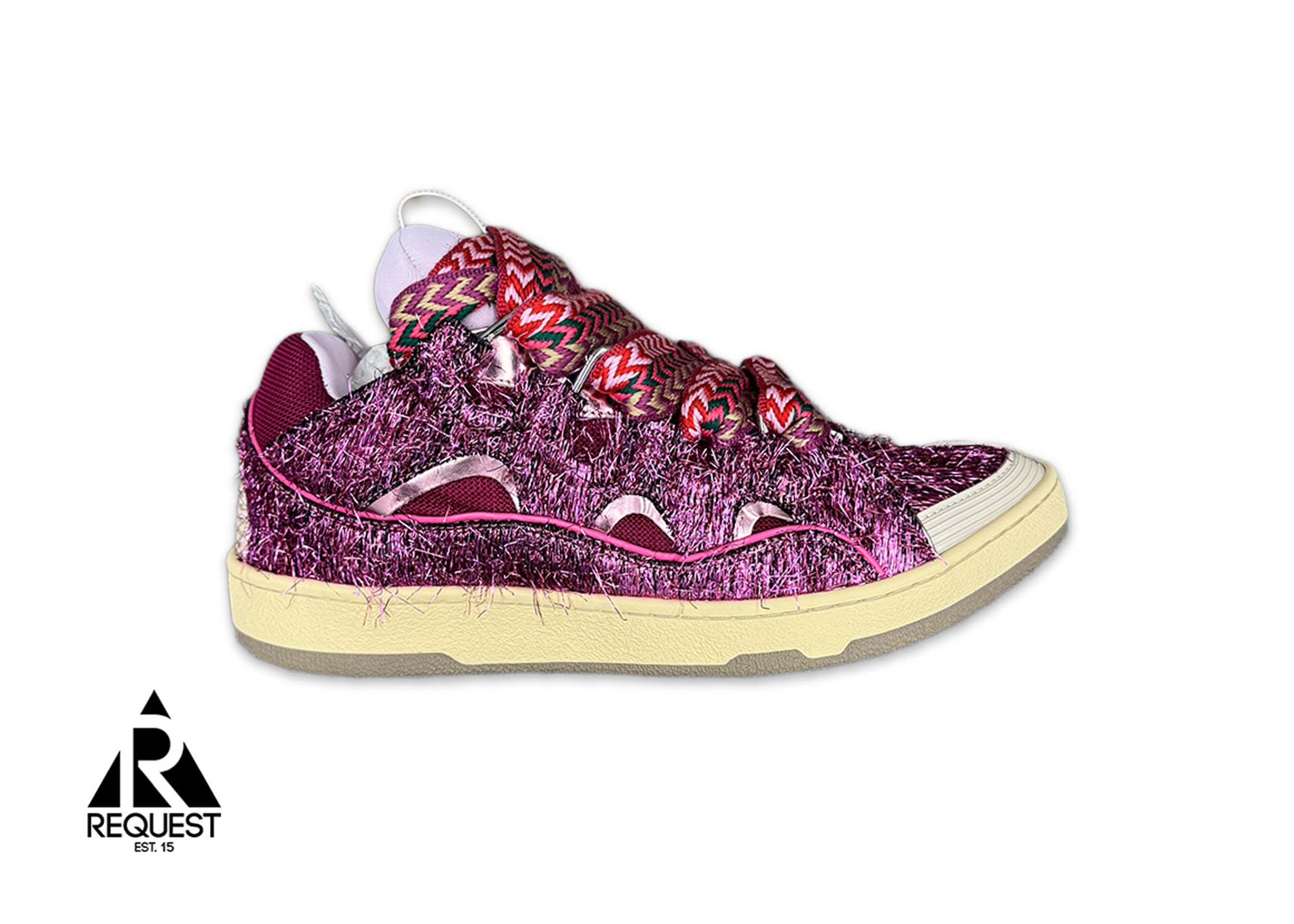 Curb Sneaker "Confetti Fluo Pink"