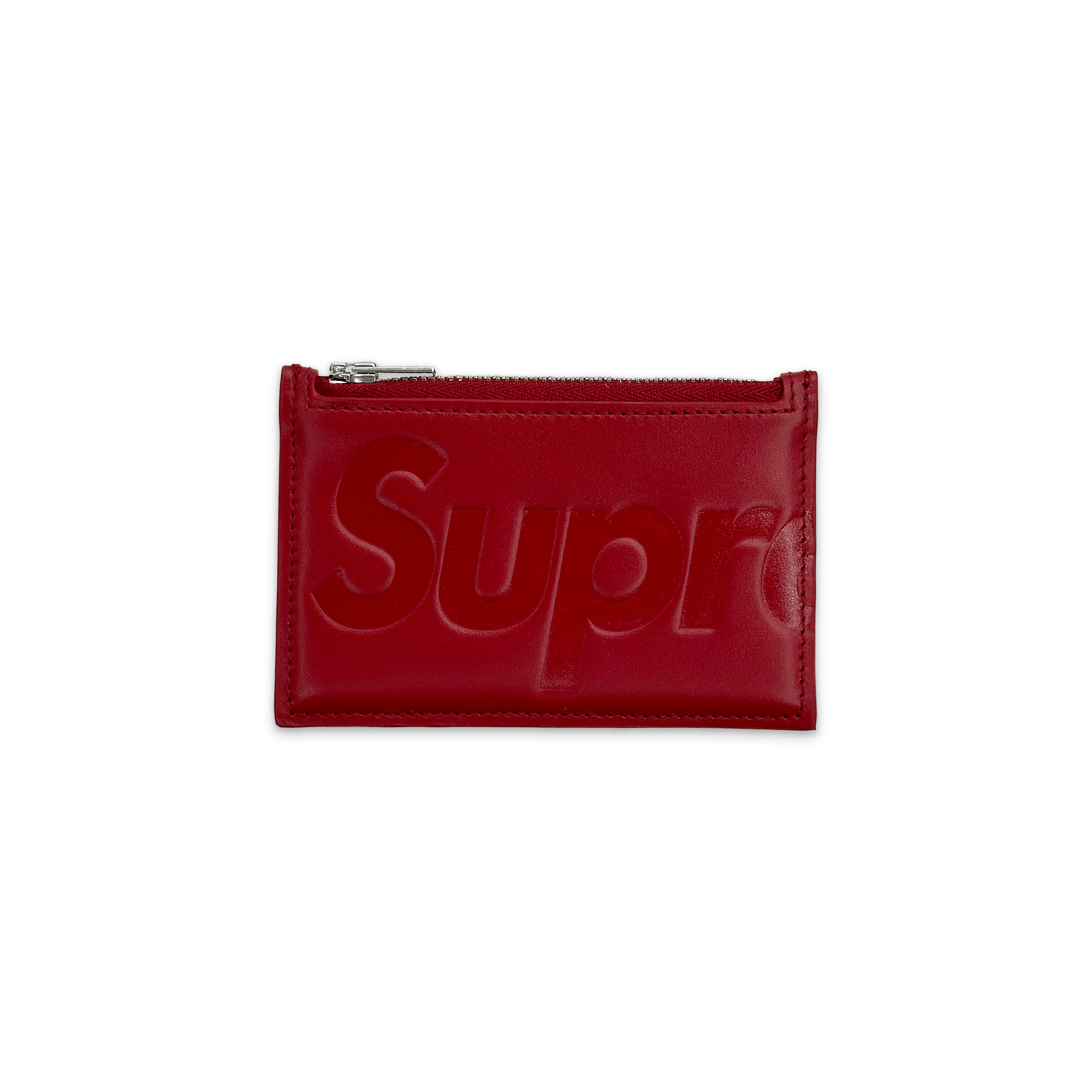 Leather Zip Card Holder 