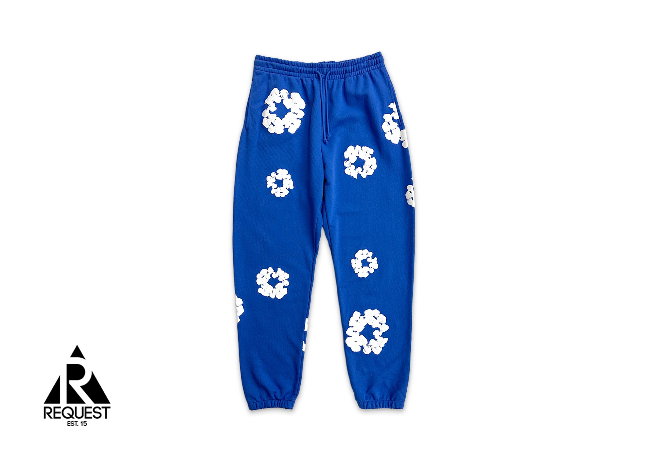 Cotton Wreath Sweatpants "Blue"