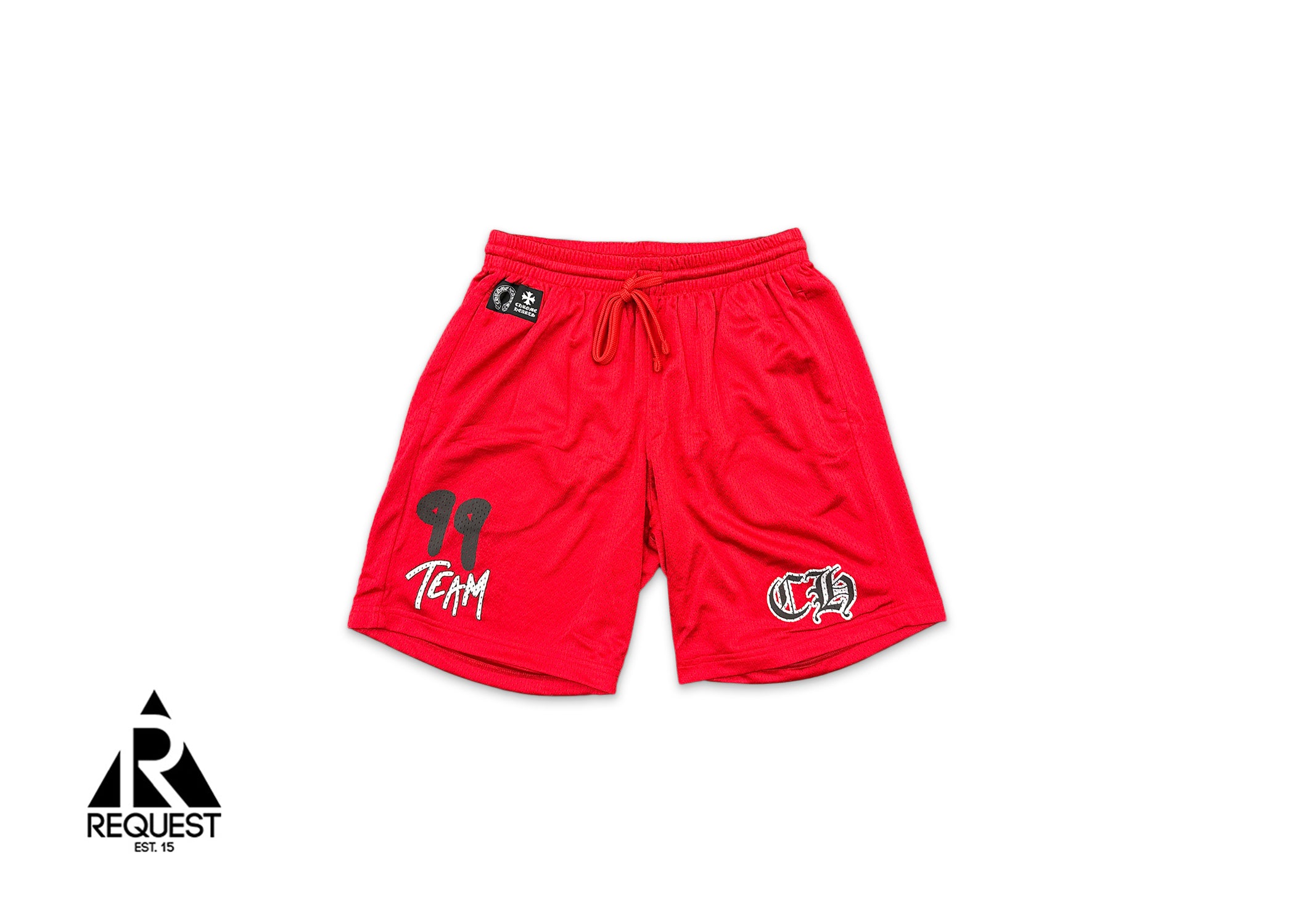 Chrome Hearts Matty Boy Sports Mesh Varsity Shorts “Red”