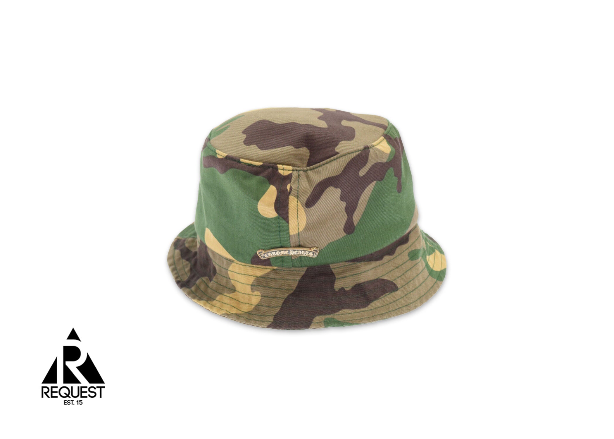 Chrome Hearts Sex Records Bucket Hat "Green Camouflage"