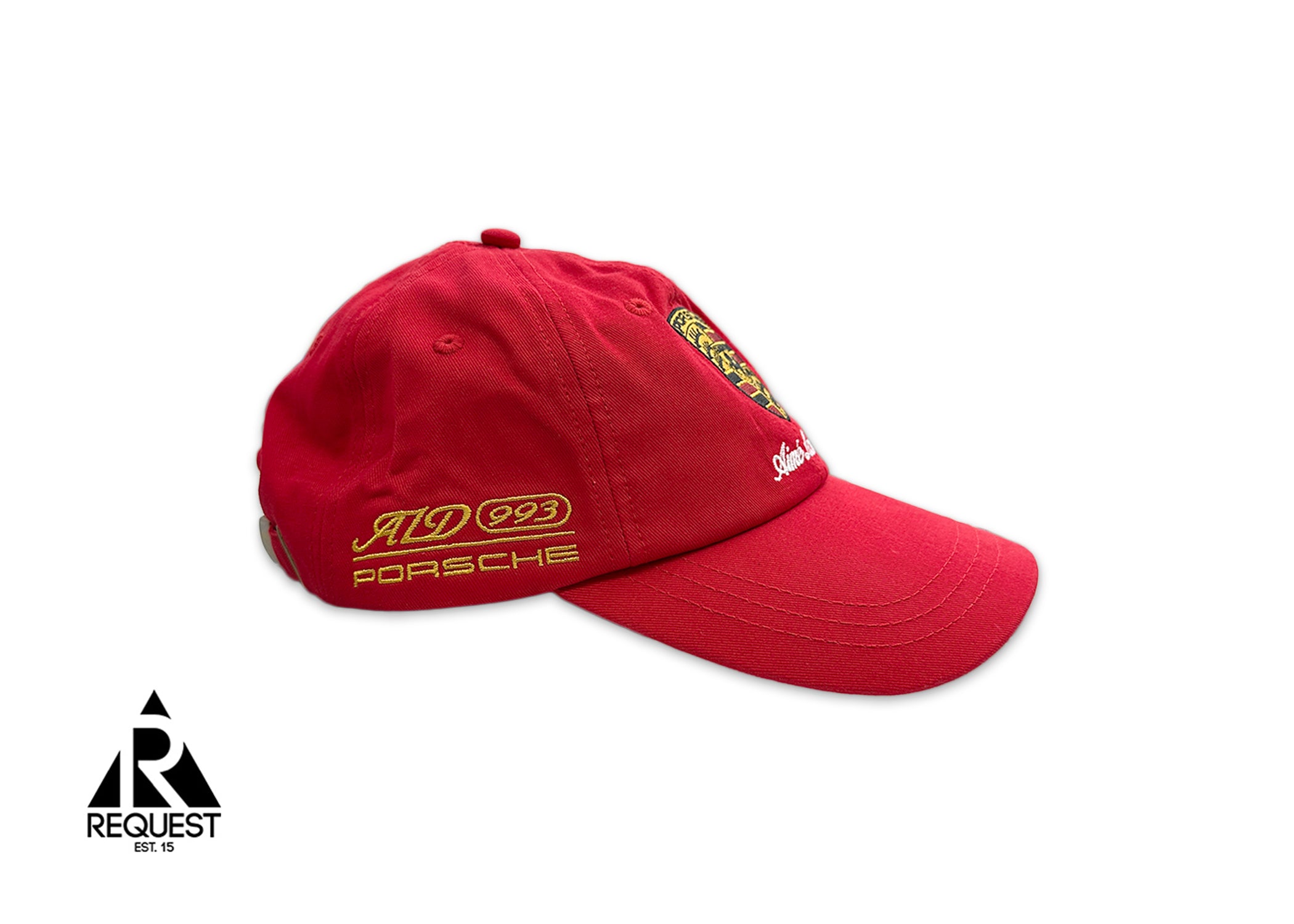 Porsche 993 Turbo Logo Hat "Red"