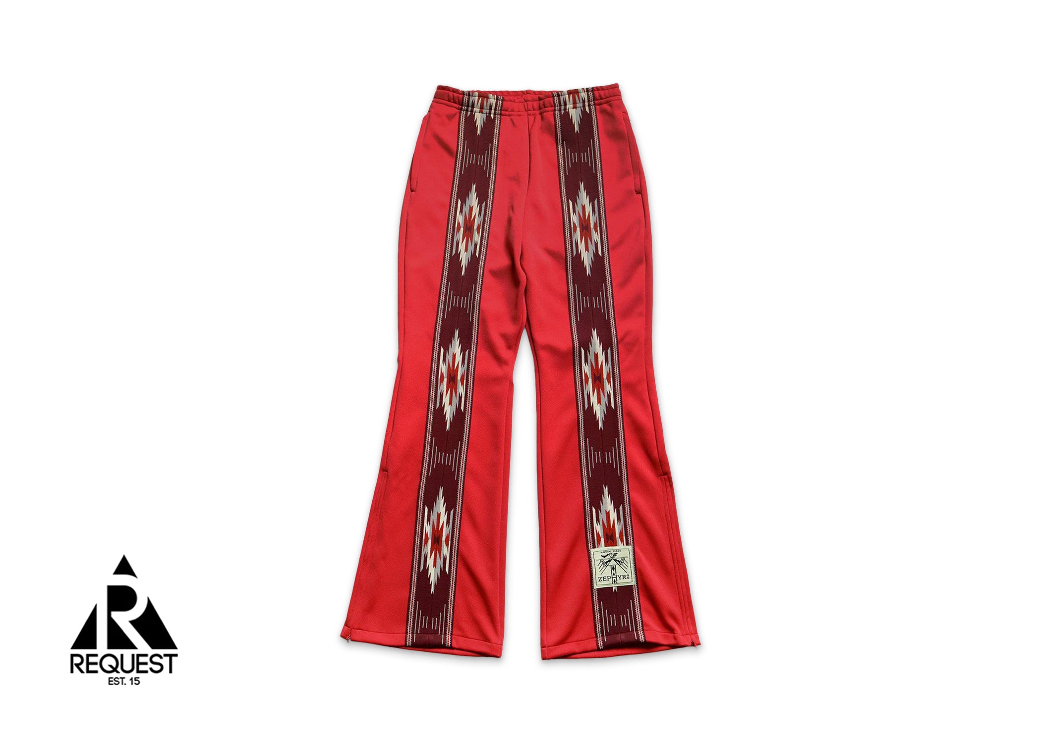 Smooth Jersey Kochi & Zephyr Frontline Track Pants "Red/Grey/Burgundy"