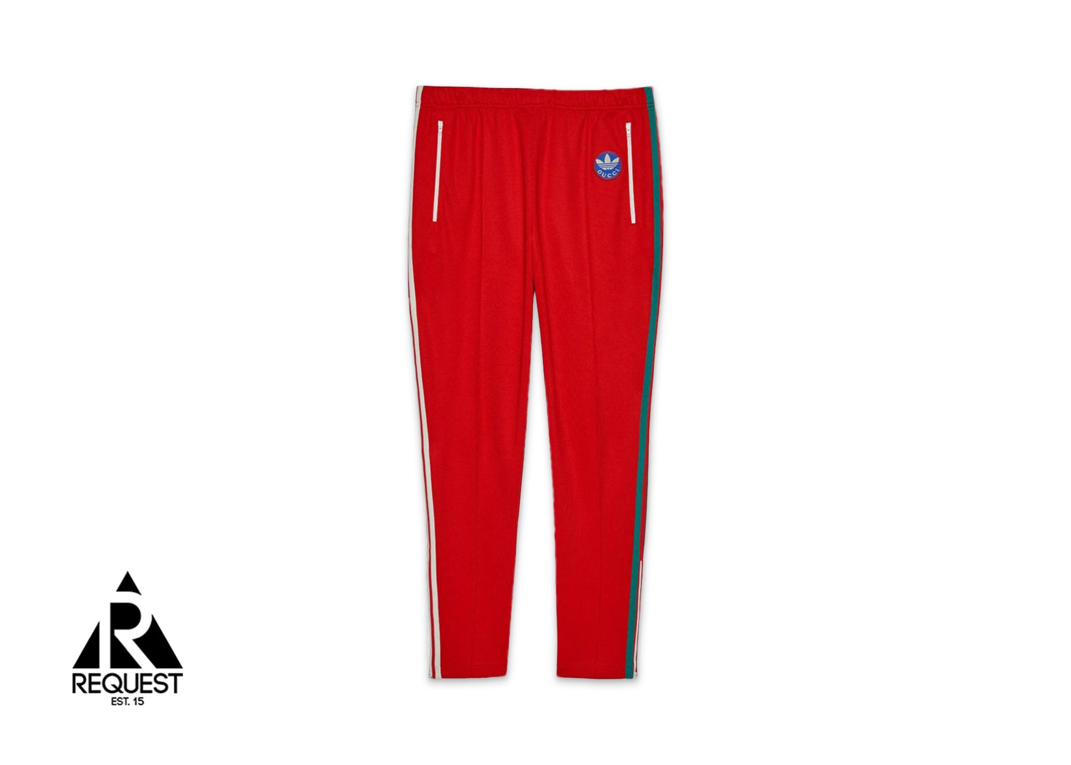 Gucci x Adidas Cotton Jersey Sweatpants "Red"