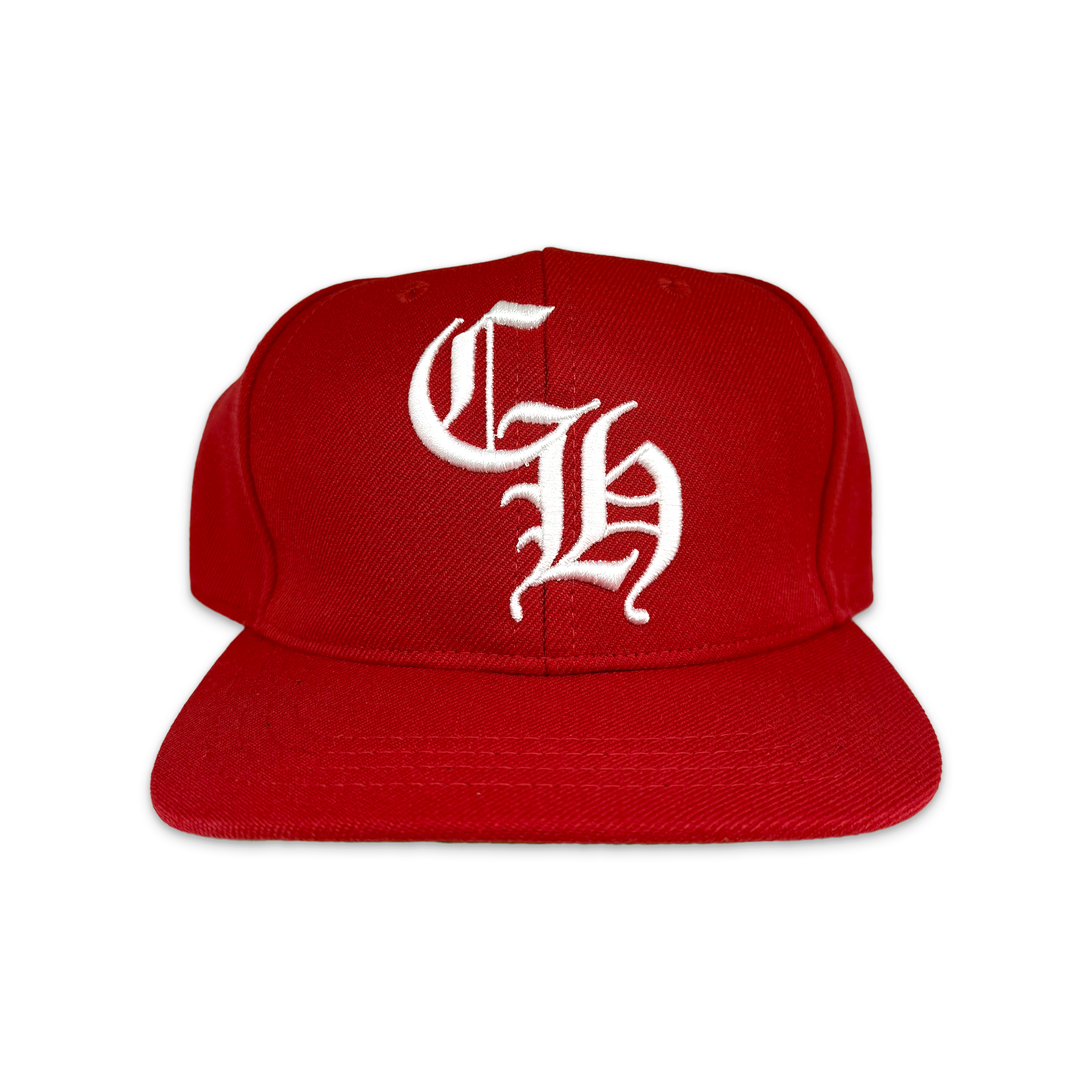 Baseball Snapback Hat "Red/White"