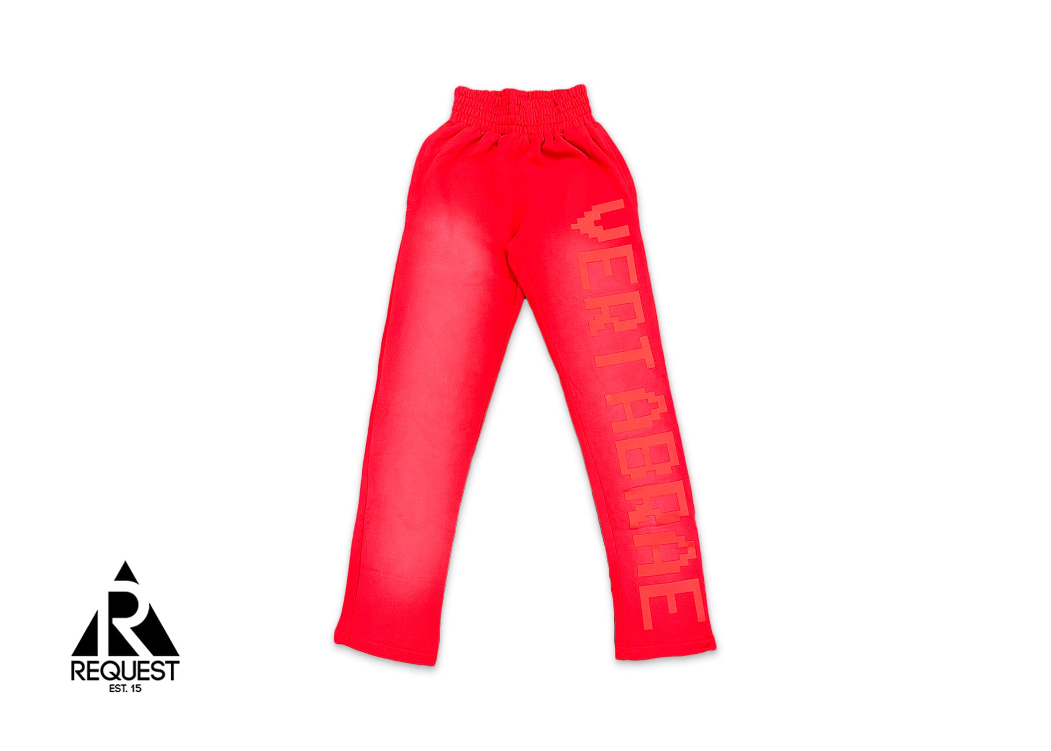 Vertabrae Sweatpants "Washed Red/Red"