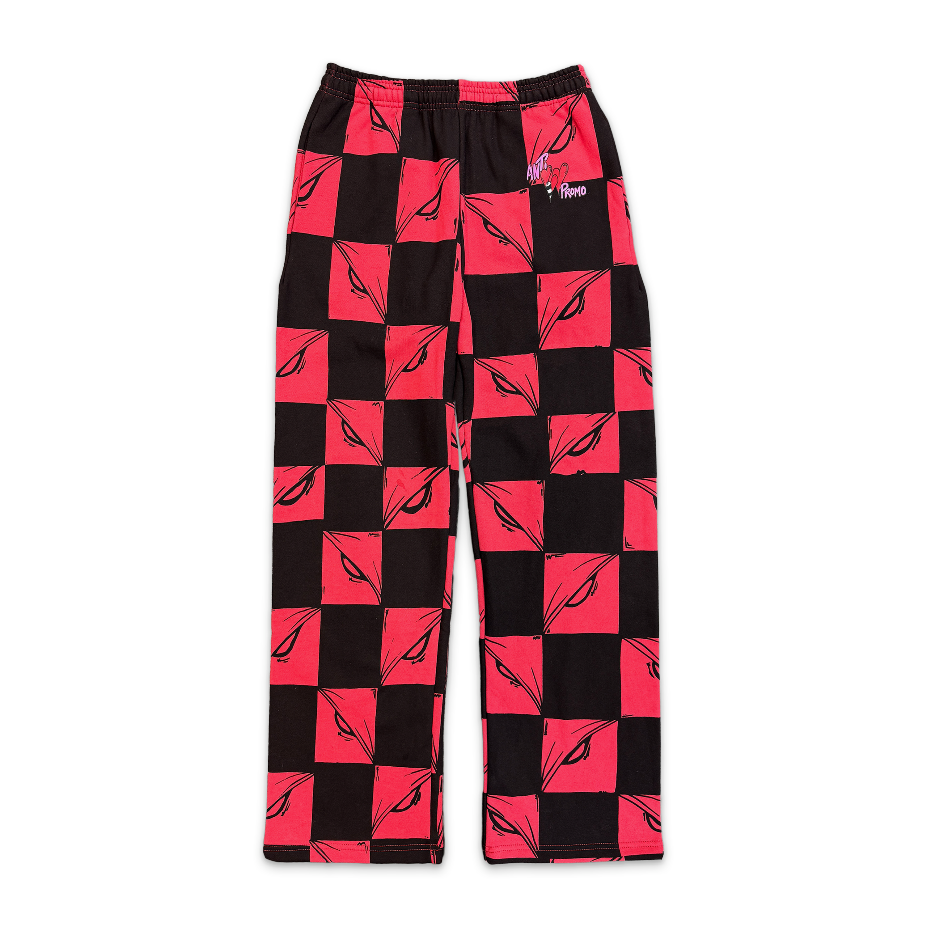 99 Eyes Sweatpants "Red/Black"