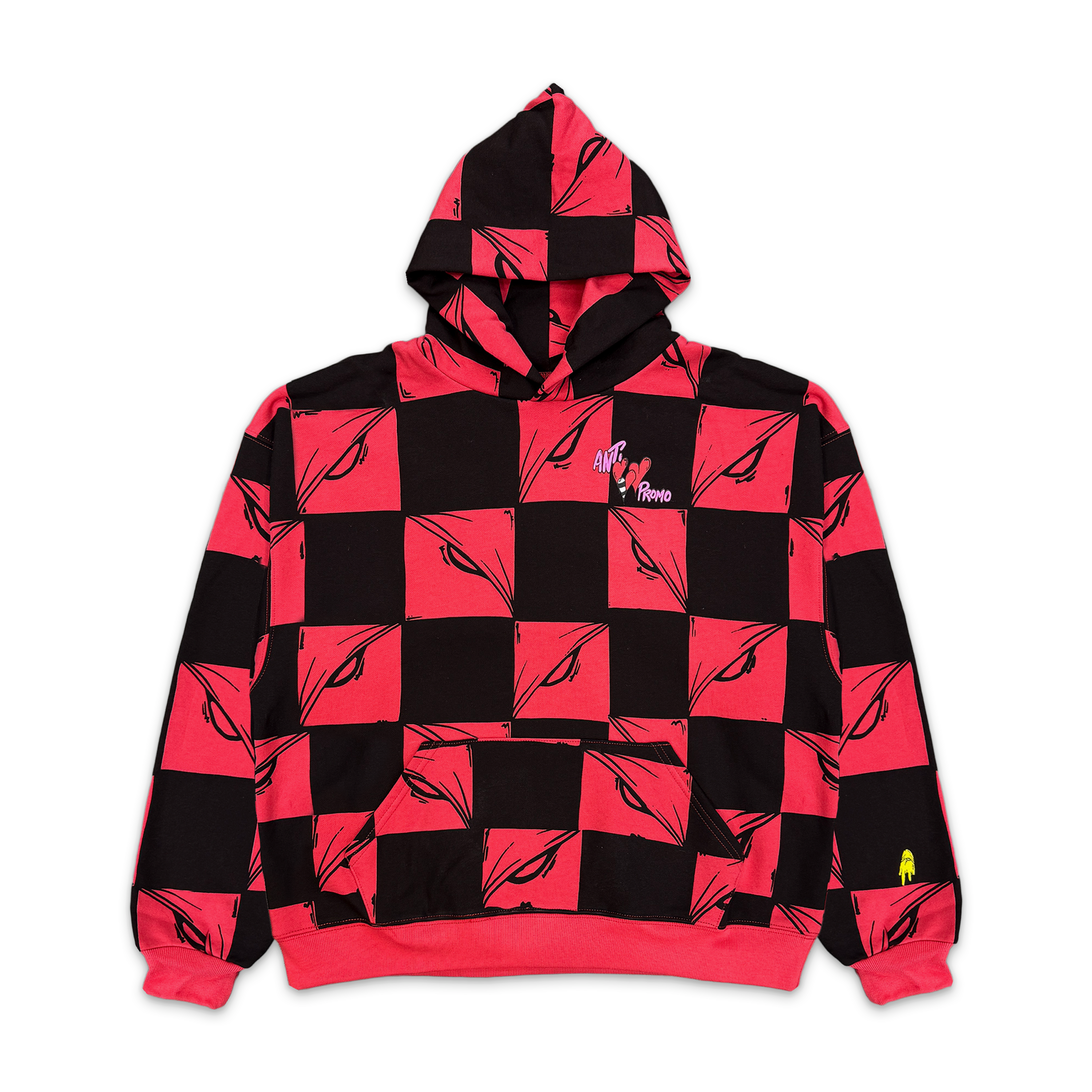 99 Eyes Hoodie "Red/Black"
