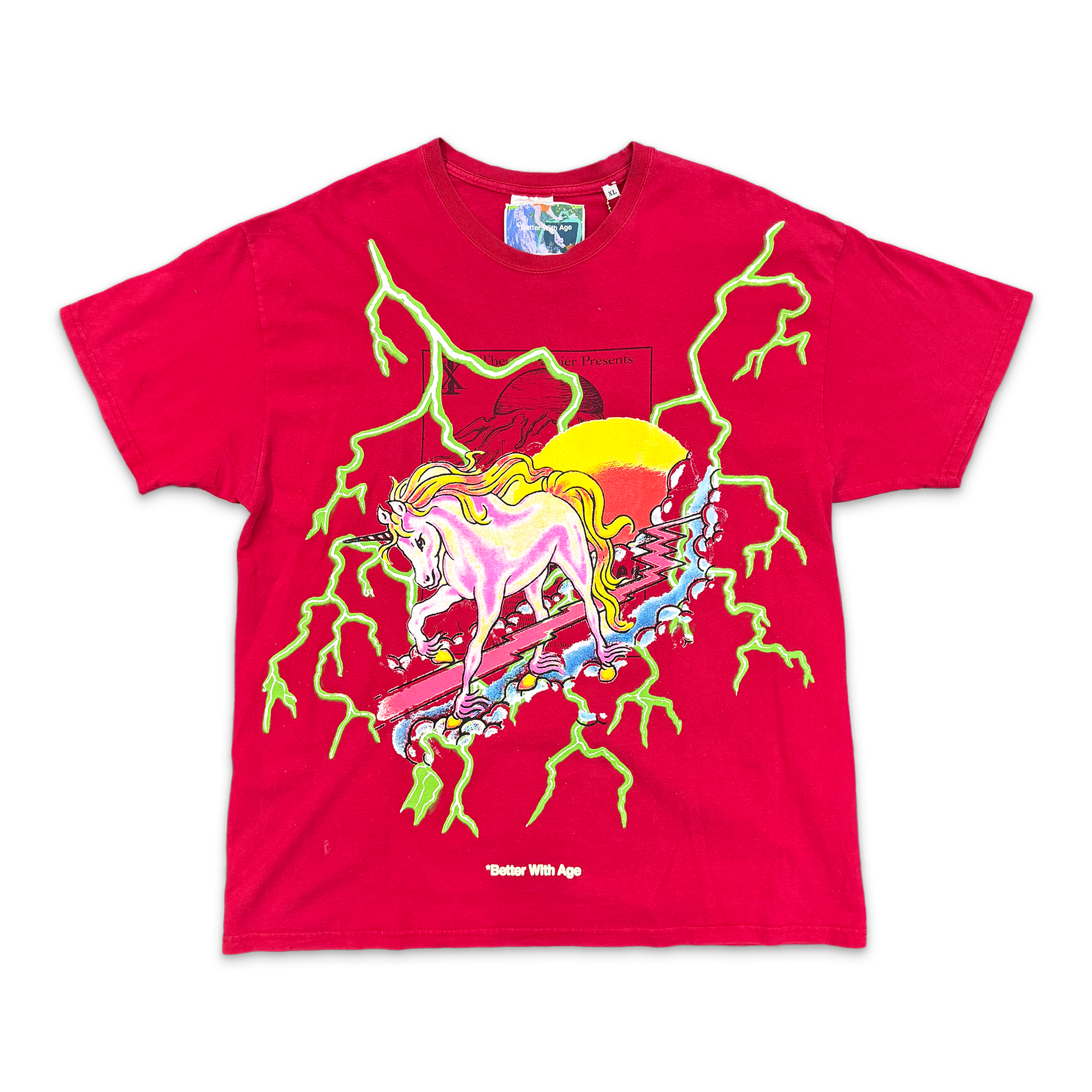 Better With Age, European Thunder Vintage Tee "Red"