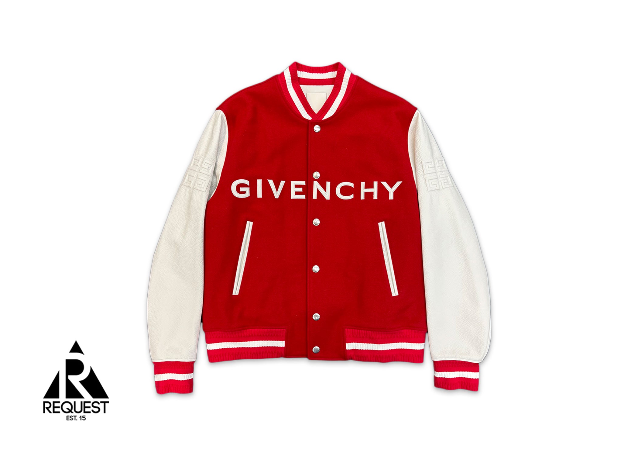 Givenchy Varsity Bomber Jacket "Red"