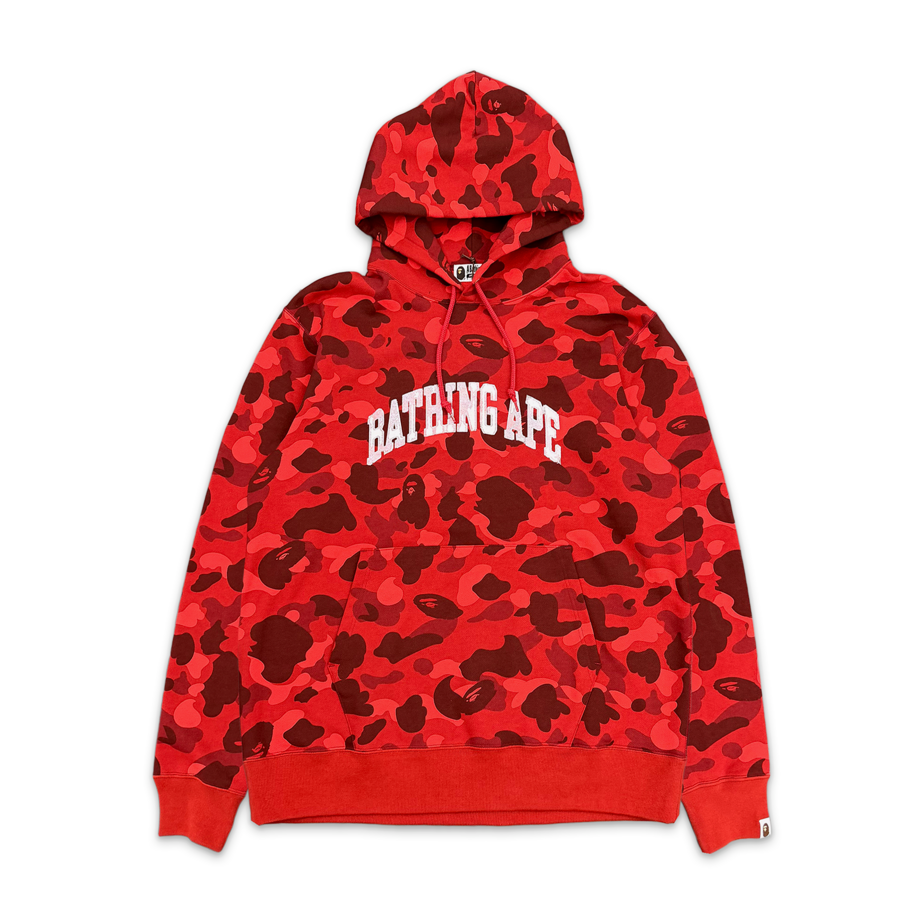 A Bathing Ape (BAPE), BAPE Color Camo Pullover Hoodie "Red"
