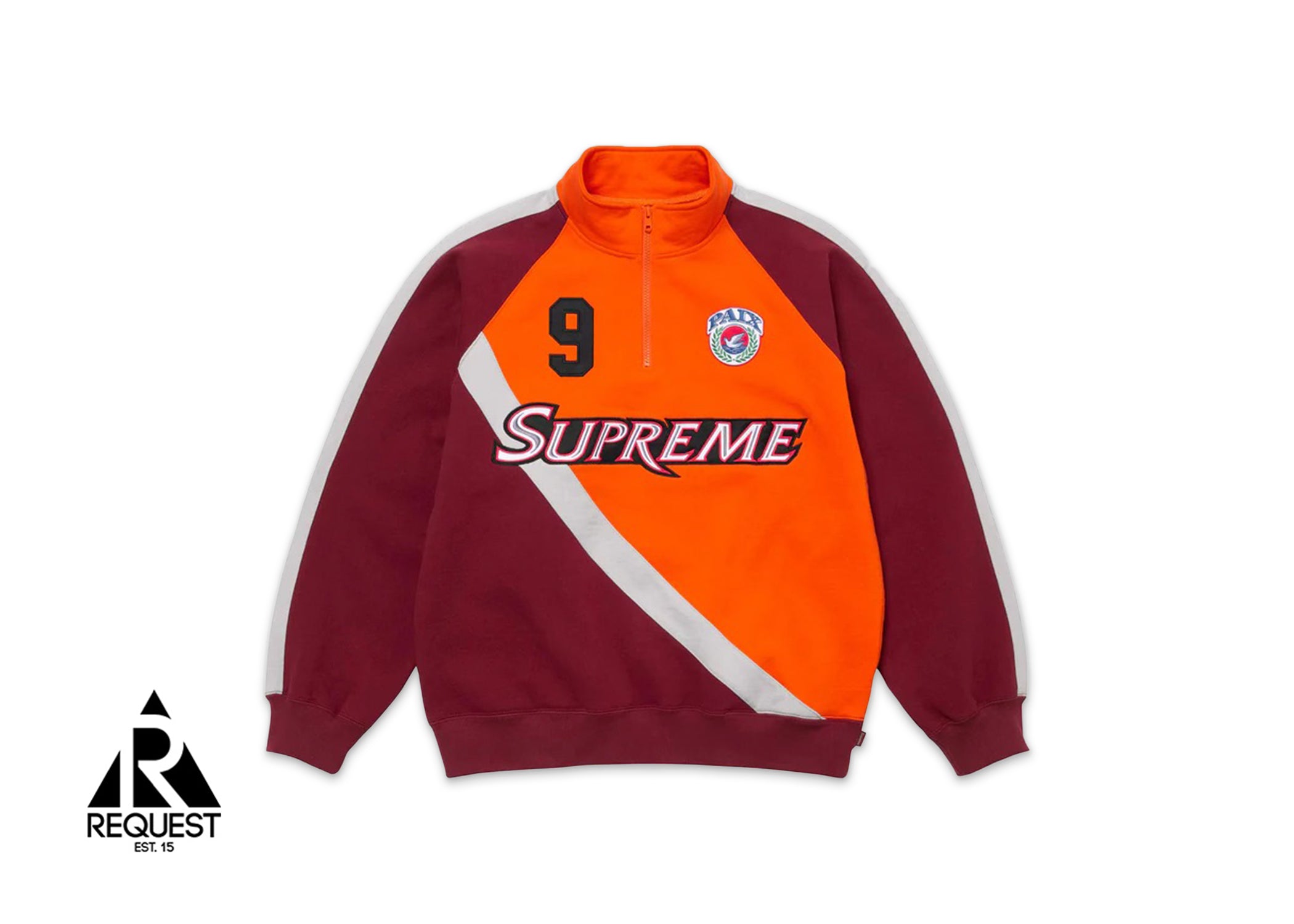Equipé Half Zip Sweatshirt "Dark Orange"