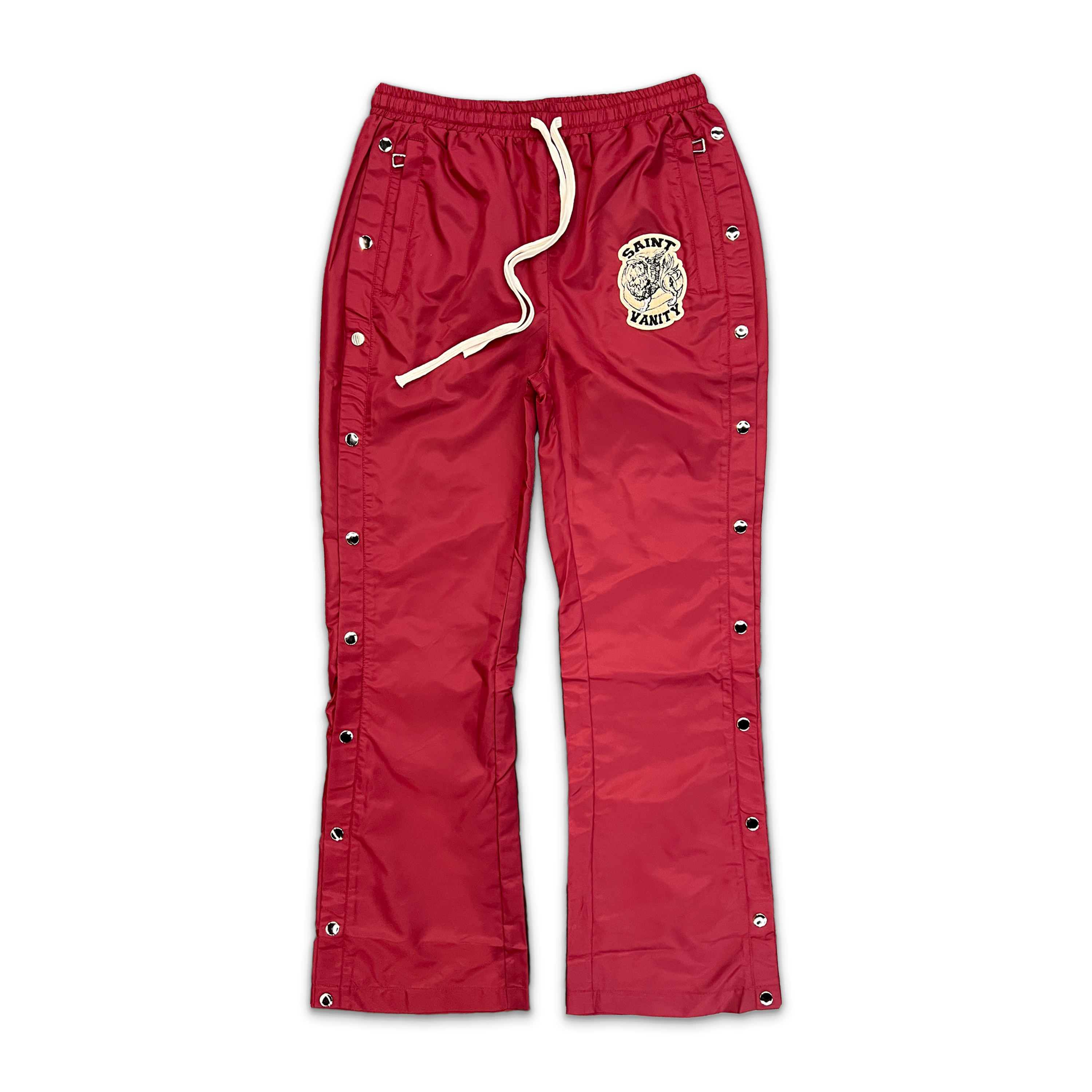 Nylon Track Pants "Maroon"