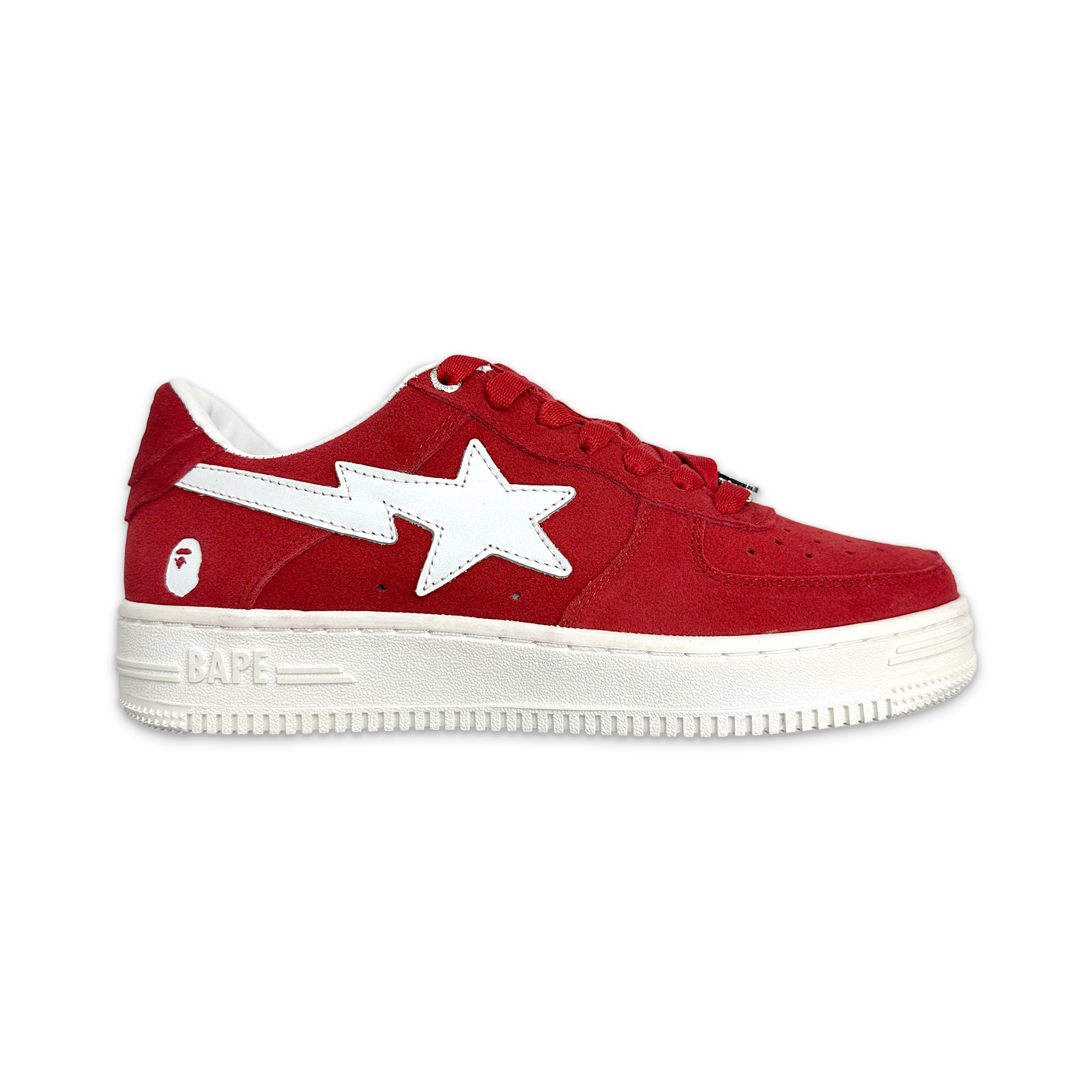 A Bathing Ape (BAPE), Bapesta Low “Red Suede”