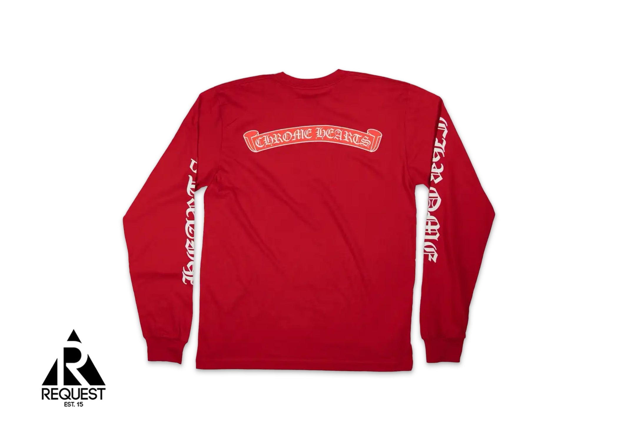 Chrome Hearts Scroll L/S Tee "Red"