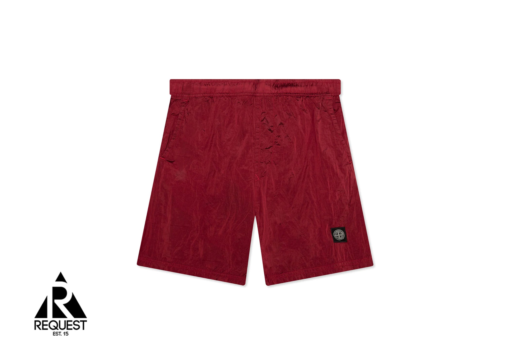 Stone Island Econyl Regenerated Nylon Shorts "Red"
