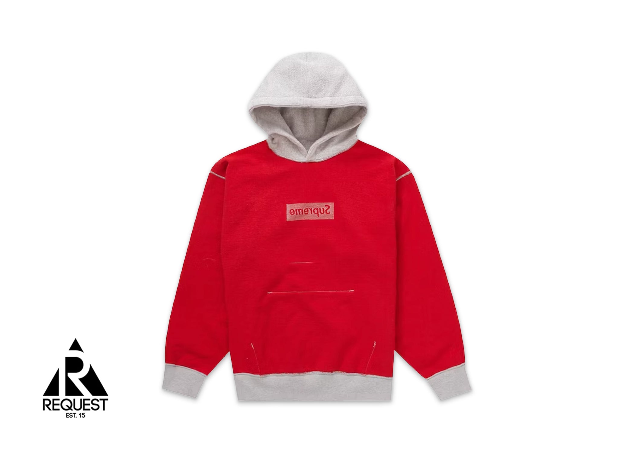 Supreme Inside Out Box Logo Hooded Sweatshirt “Grey”