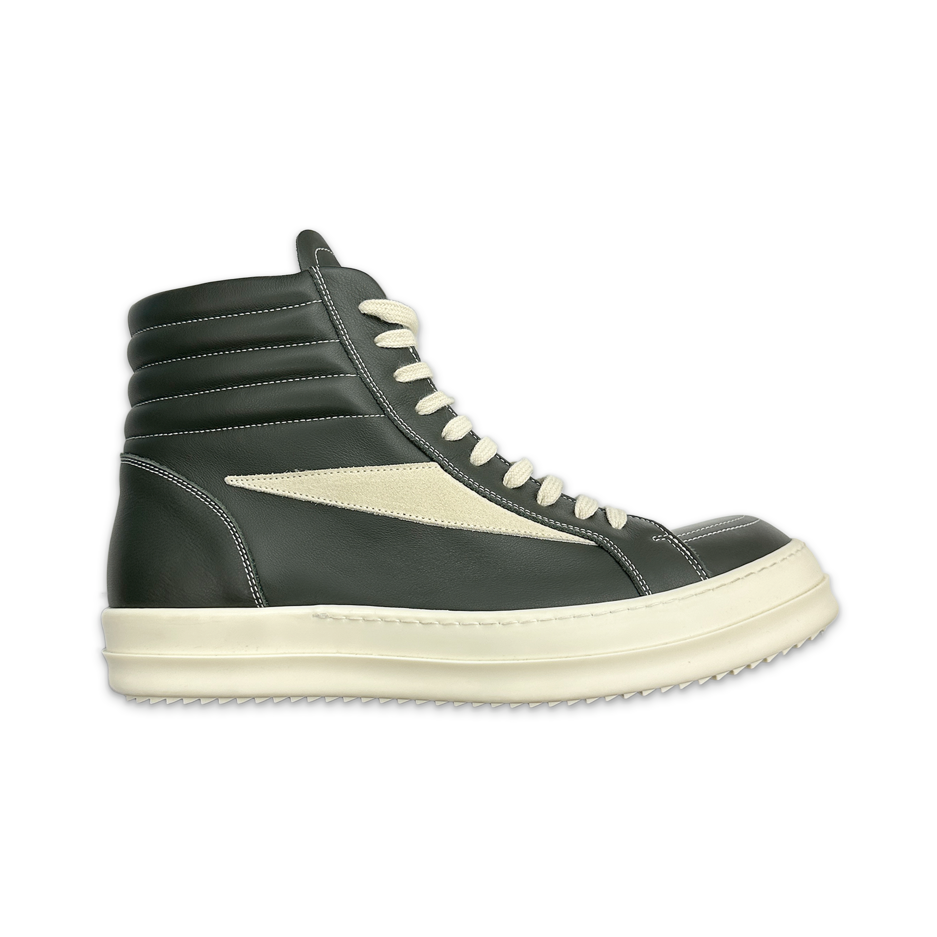 Porterville Leather Vintage Sneaks High "Forest Milk"