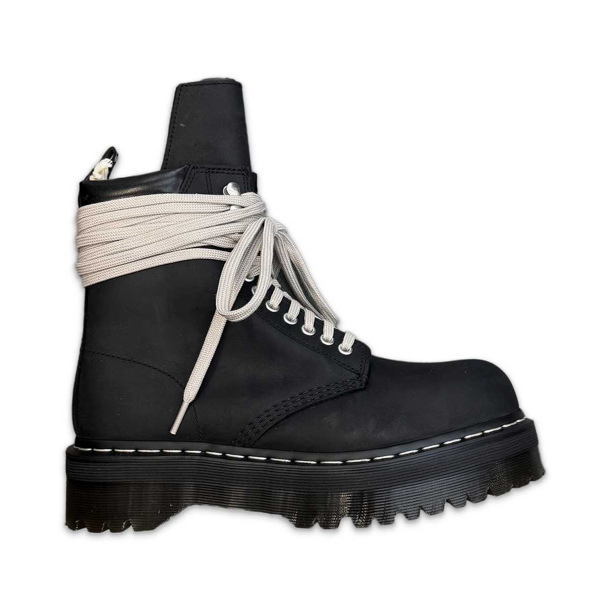 x Dr. Martens 1460 DRKSHDW Quad Sole Steel Toe Boot "Black"