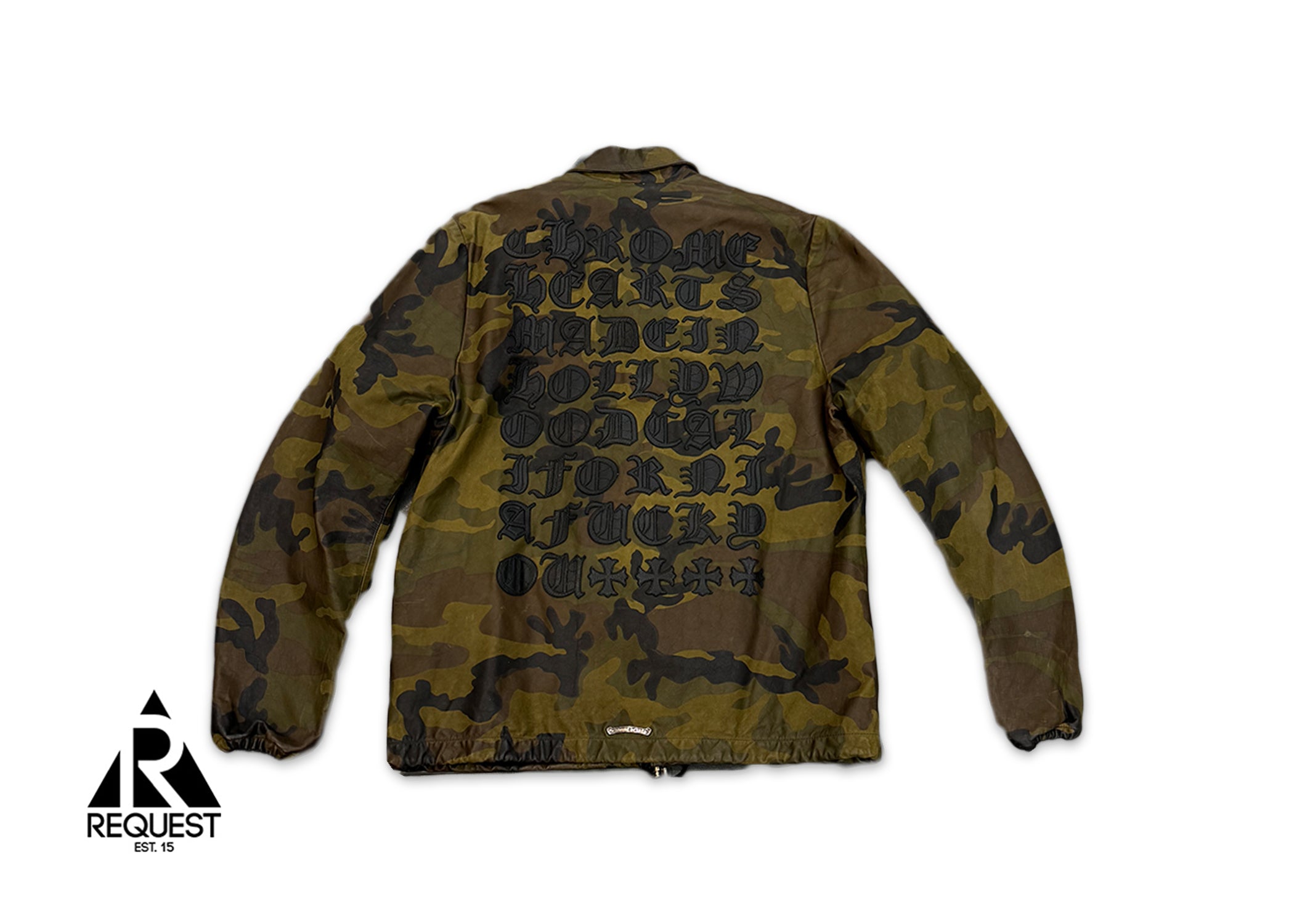 Made In Hollywood CA Leather Jacket 