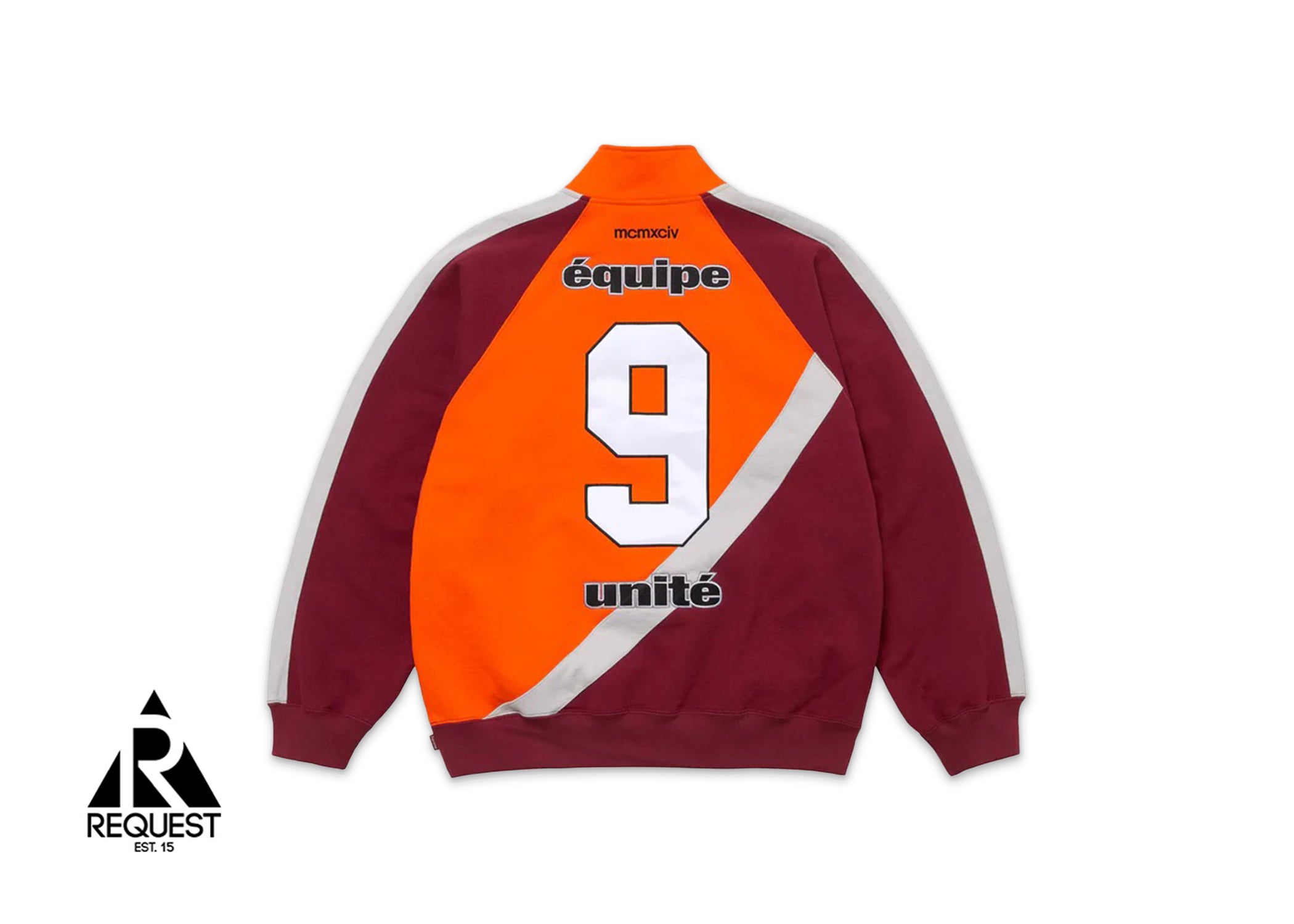 Equipé Half Zip Sweatshirt "Dark Orange"